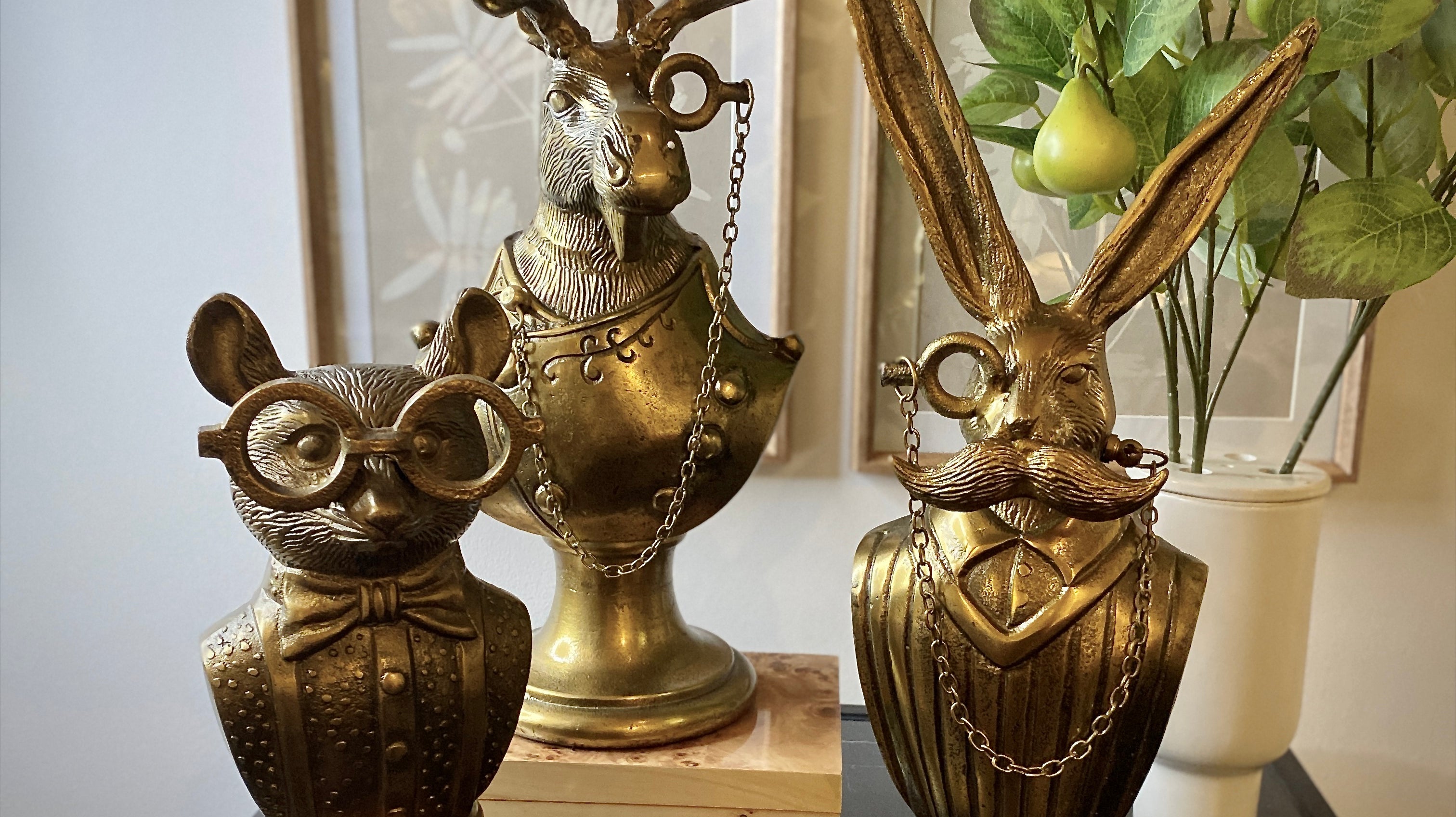 New Eric and Eloise Collection animal head busts