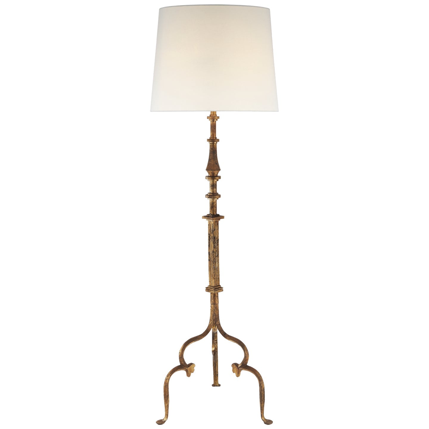 Product photo of the Madeleine One Light Floor Lamp in Gilded Iron ( SKU# SK 1505GI-L )