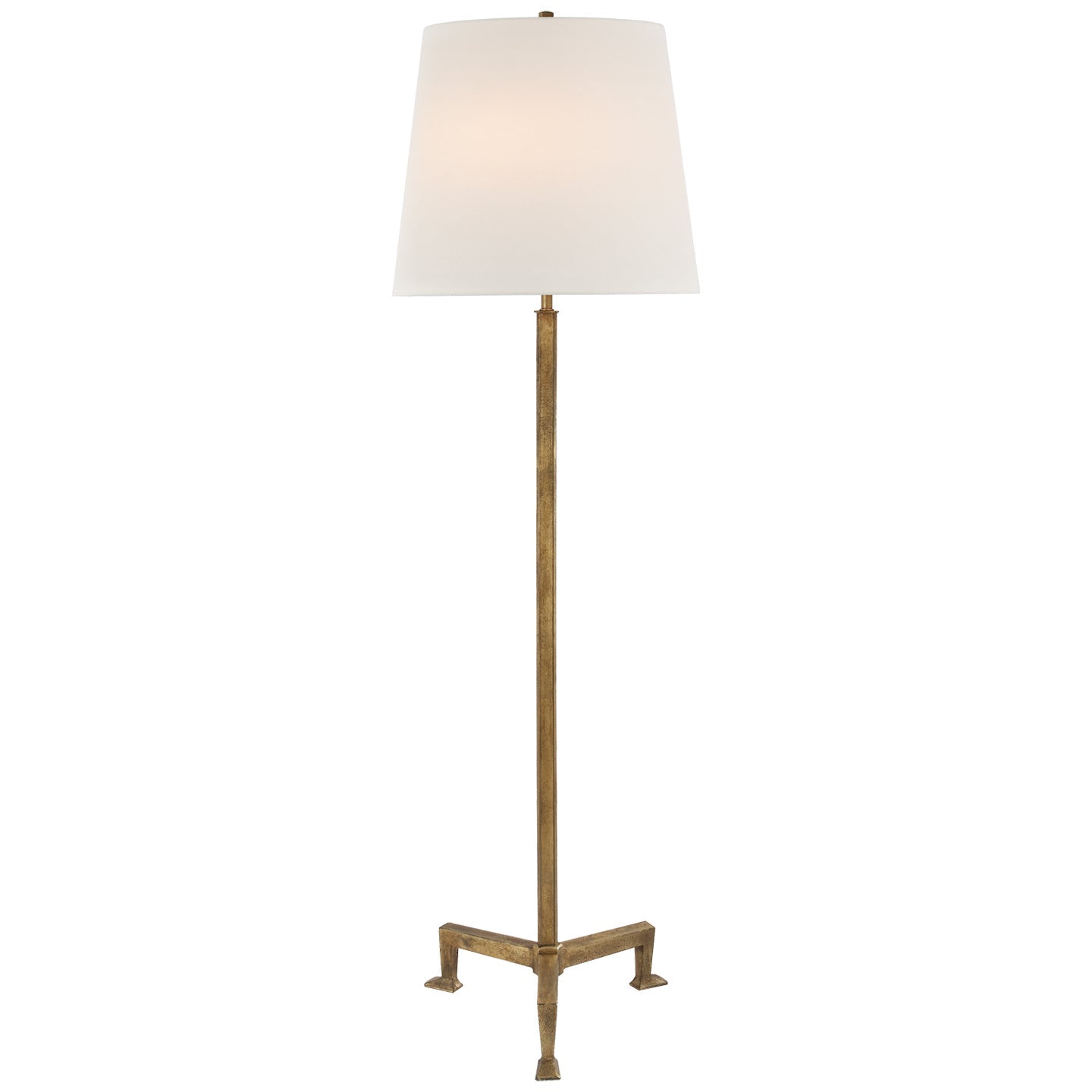 Product photo of the Parish Two Light Floor Lamp in Gilded Iron ( SKU# TOB 1152GI-L )