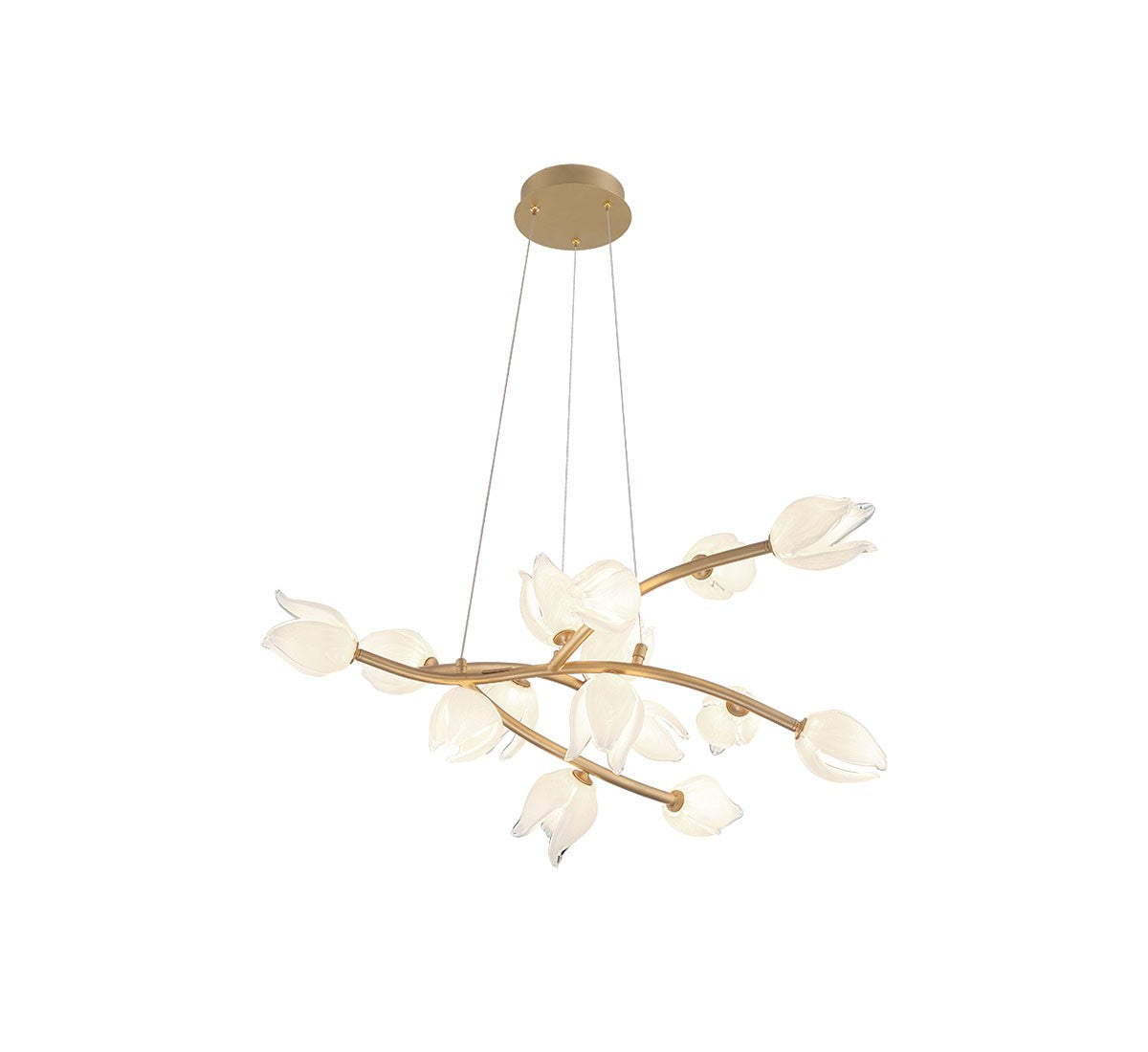 Product photo of the Belluno LED Chandelier in Champagne Gold ( SKU# 10114-03 )