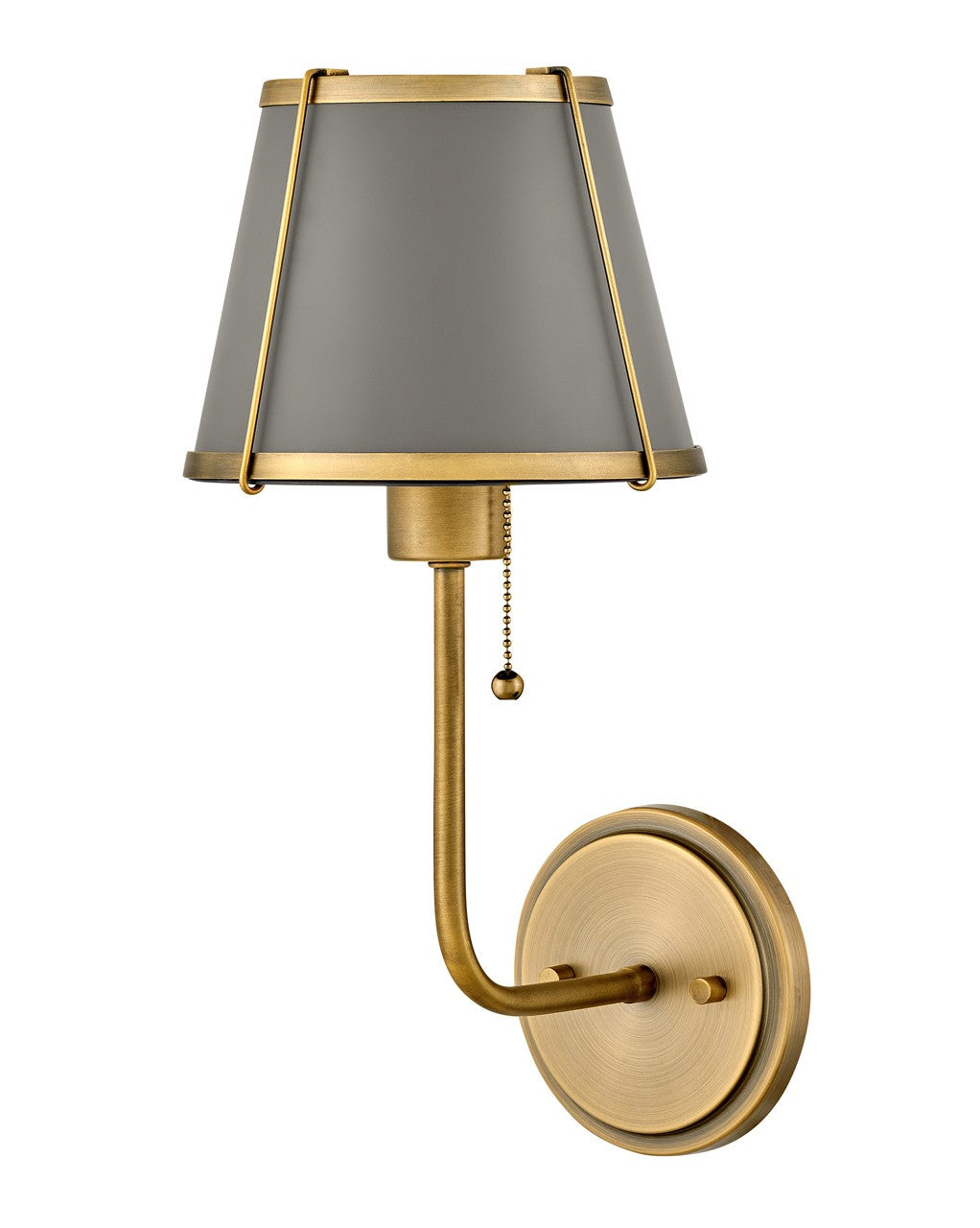 Product photo of the Clarke LED Wall Sconce in Lacquered Dark Brass ( SKU# 4890LDB )