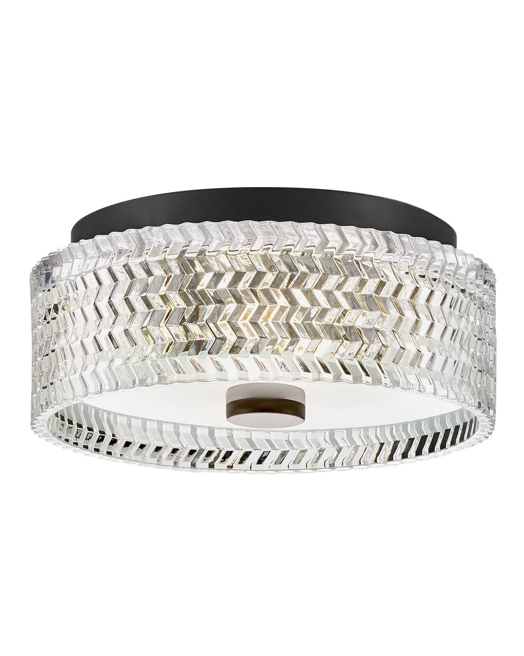 Product photo of the Elle LED Flush Mount in Black ( SKU# 5041BK )