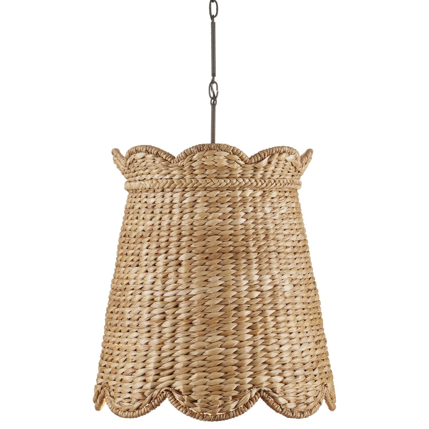 Product photo of the Annabelle One Light Pendant in Natural/Molé Black ( SKU# 9000-1116 )