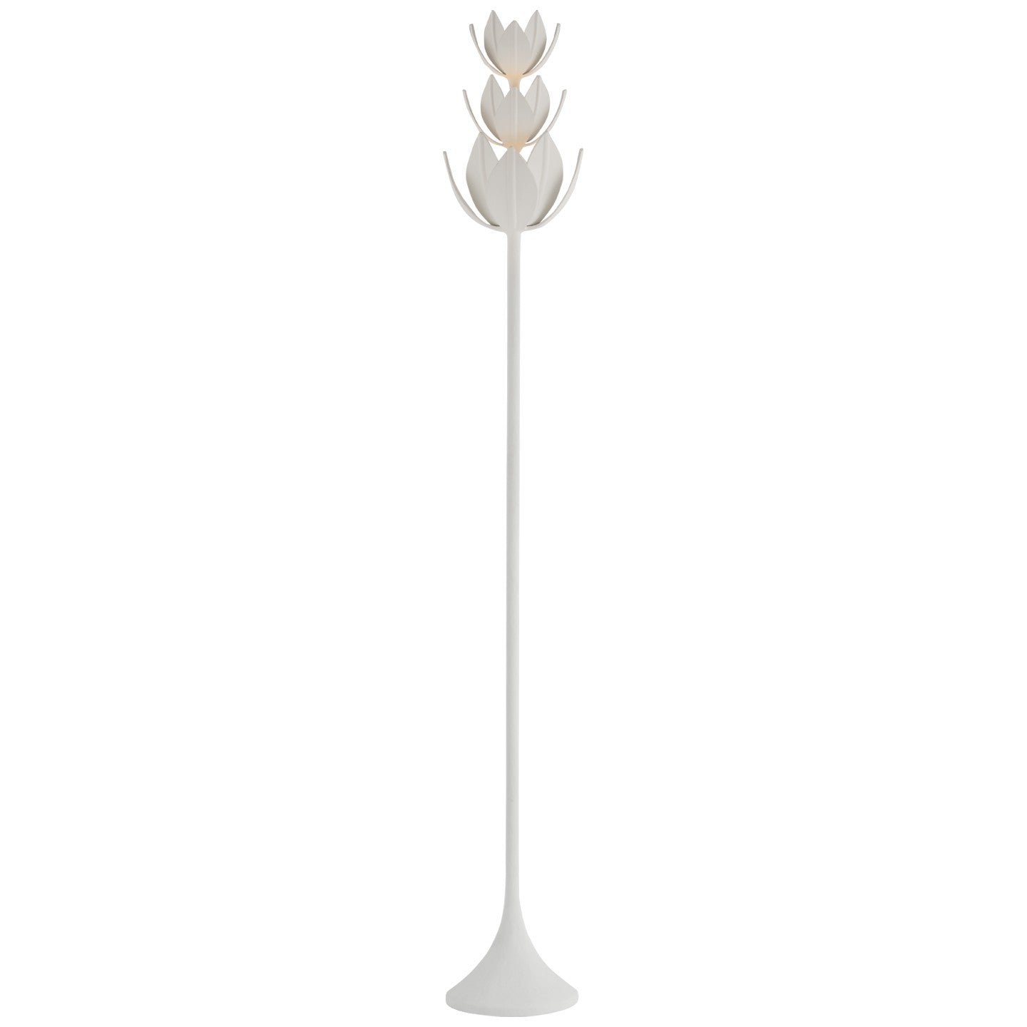 Product photo of the Alberto LED Torchiere in Plaster White ( SKU# JN 1003PW )