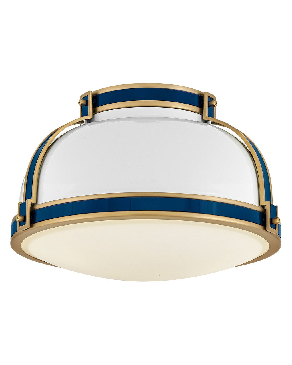 Product photo of the Barton LED Flush Mount in Gloss White ( SKU# 46351GW-LCB )