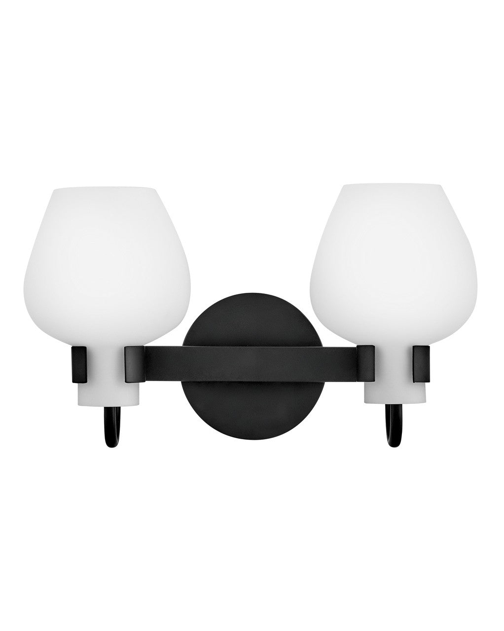 Product photo of the Sylvie LED Vanity in Black ( SKU# 50952BK )