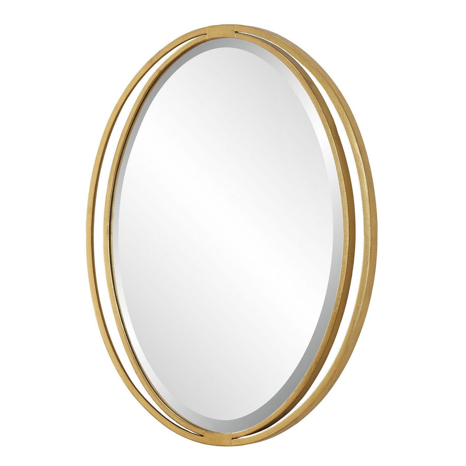 Product photo of the Rhodes Mirror in Antiqued Gold Leaf ( SKU# 09992 )