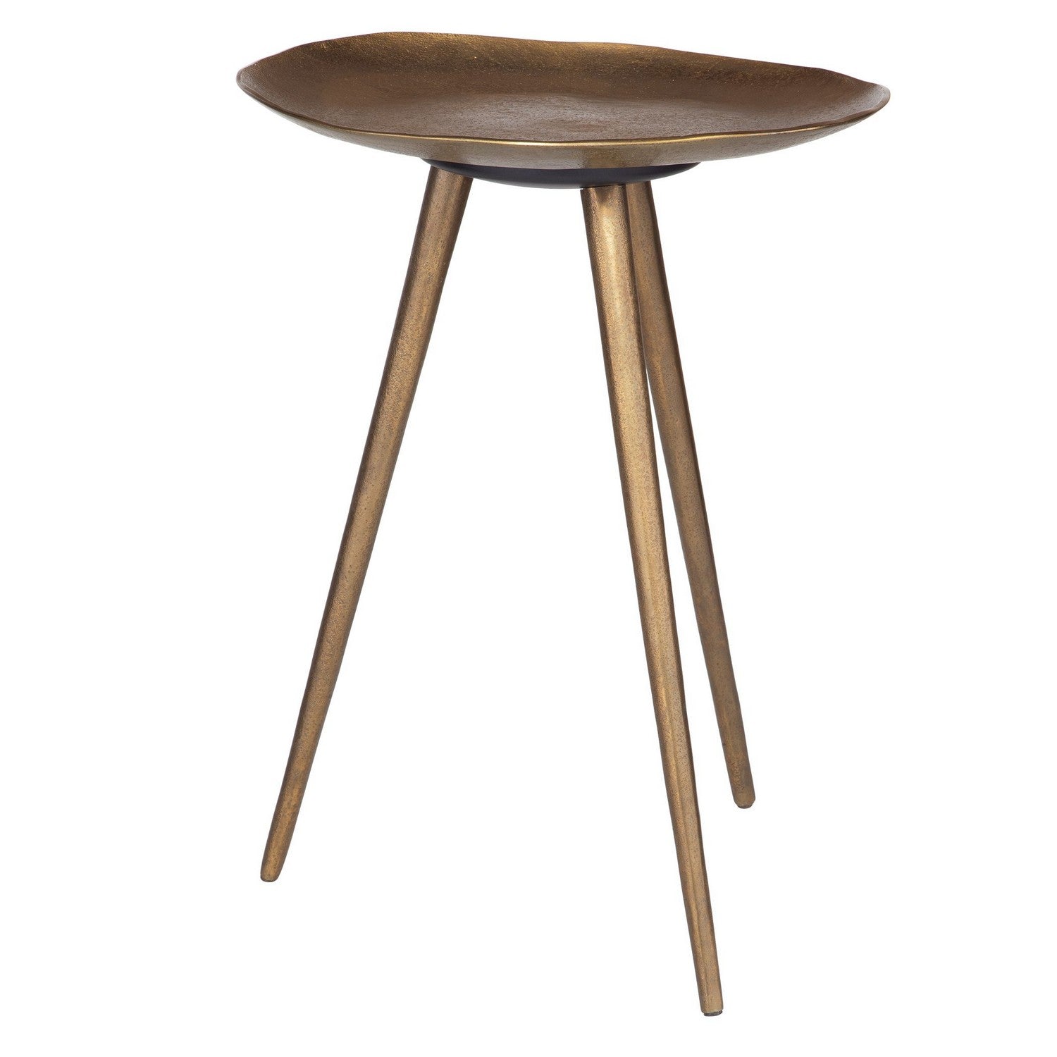 Product photo of the Lily Pad Accent Table in Antique Brass ( SKU# 24938 )