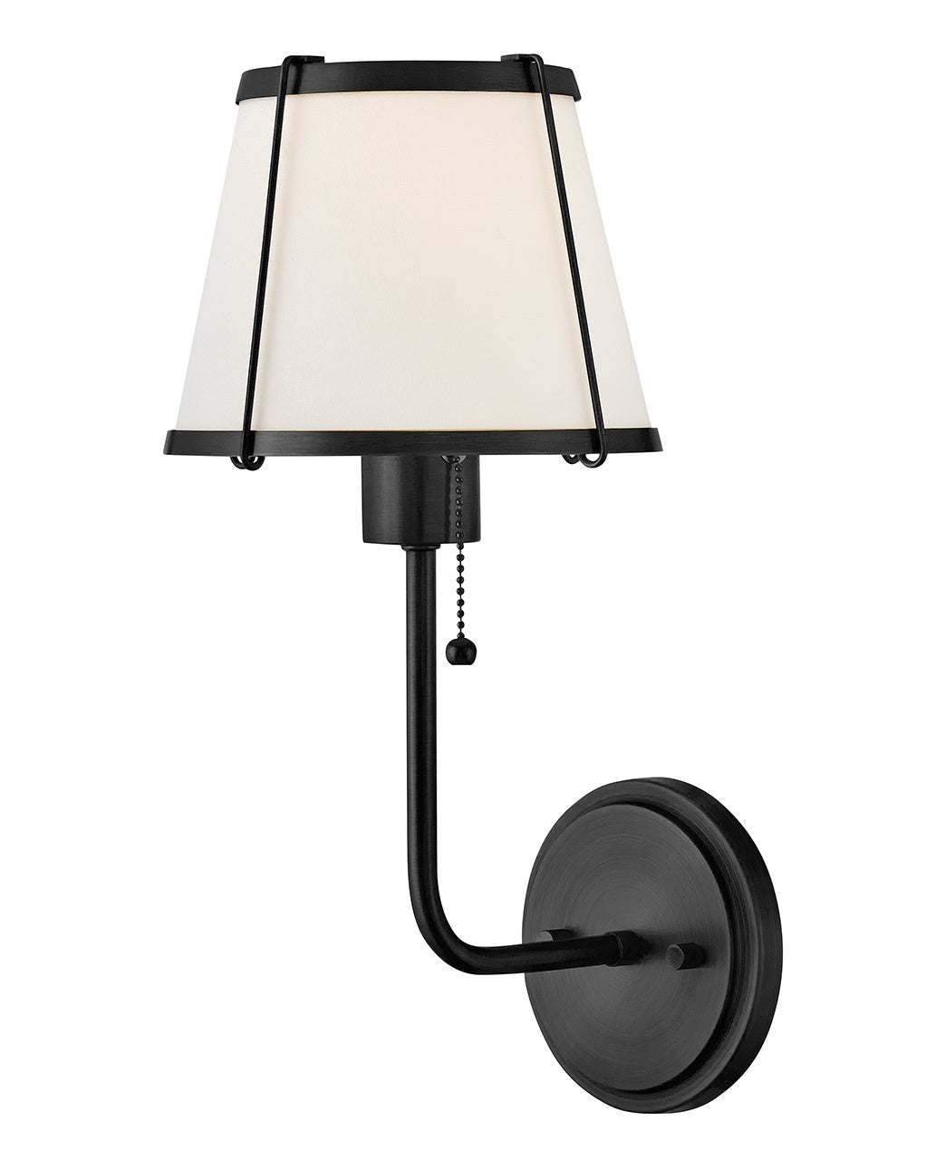 Product photo of the Clarke LED Wall Sconce in Black ( SKU# 4890BK )