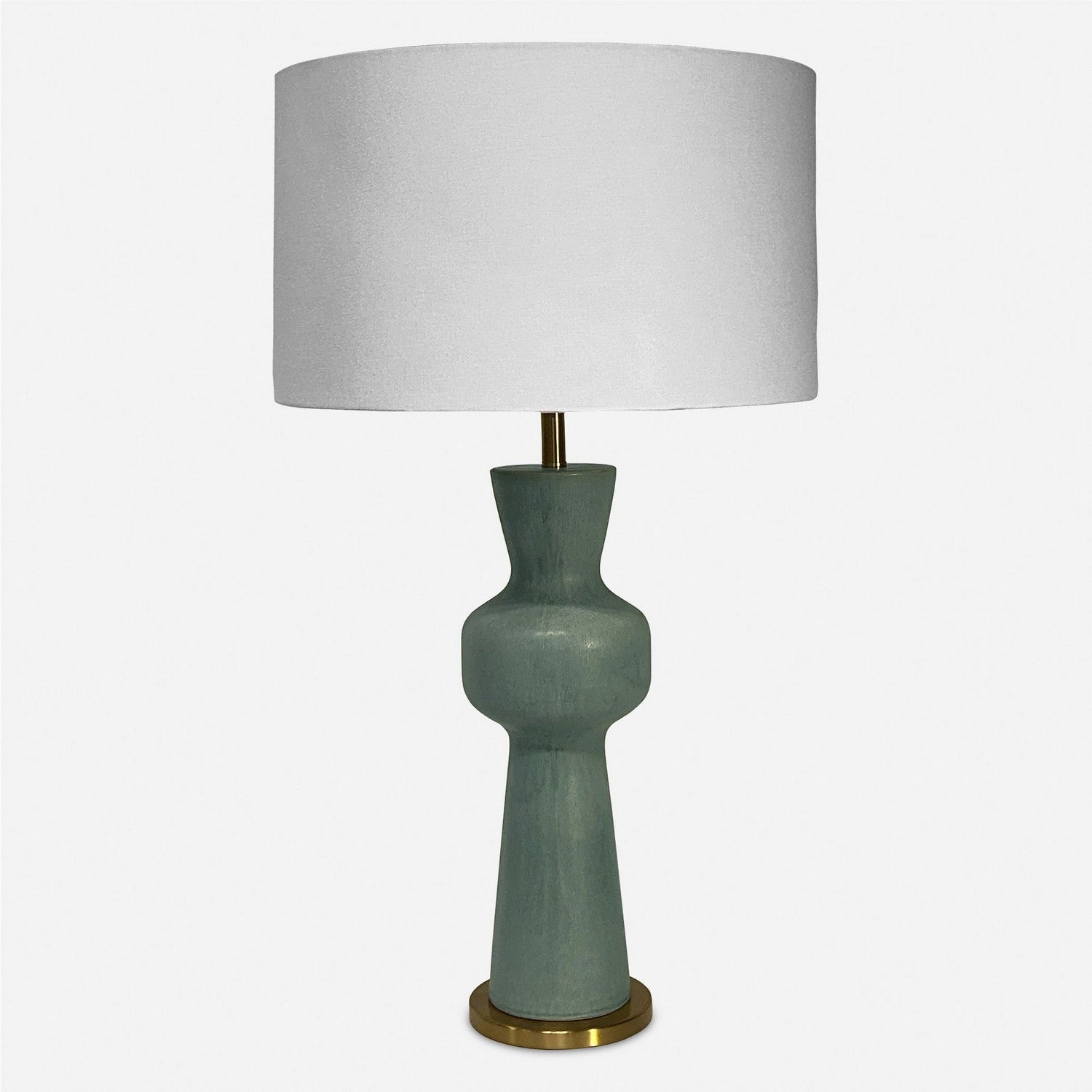 Product photo of the Pollard One Light Table Lamp in Brushed Antique Brass ( SKU# 30382-1 )