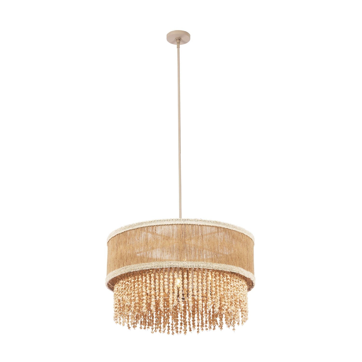 Product photo of the NATURALE Six Light Pendant in Jute ( SKU# 524855JT )