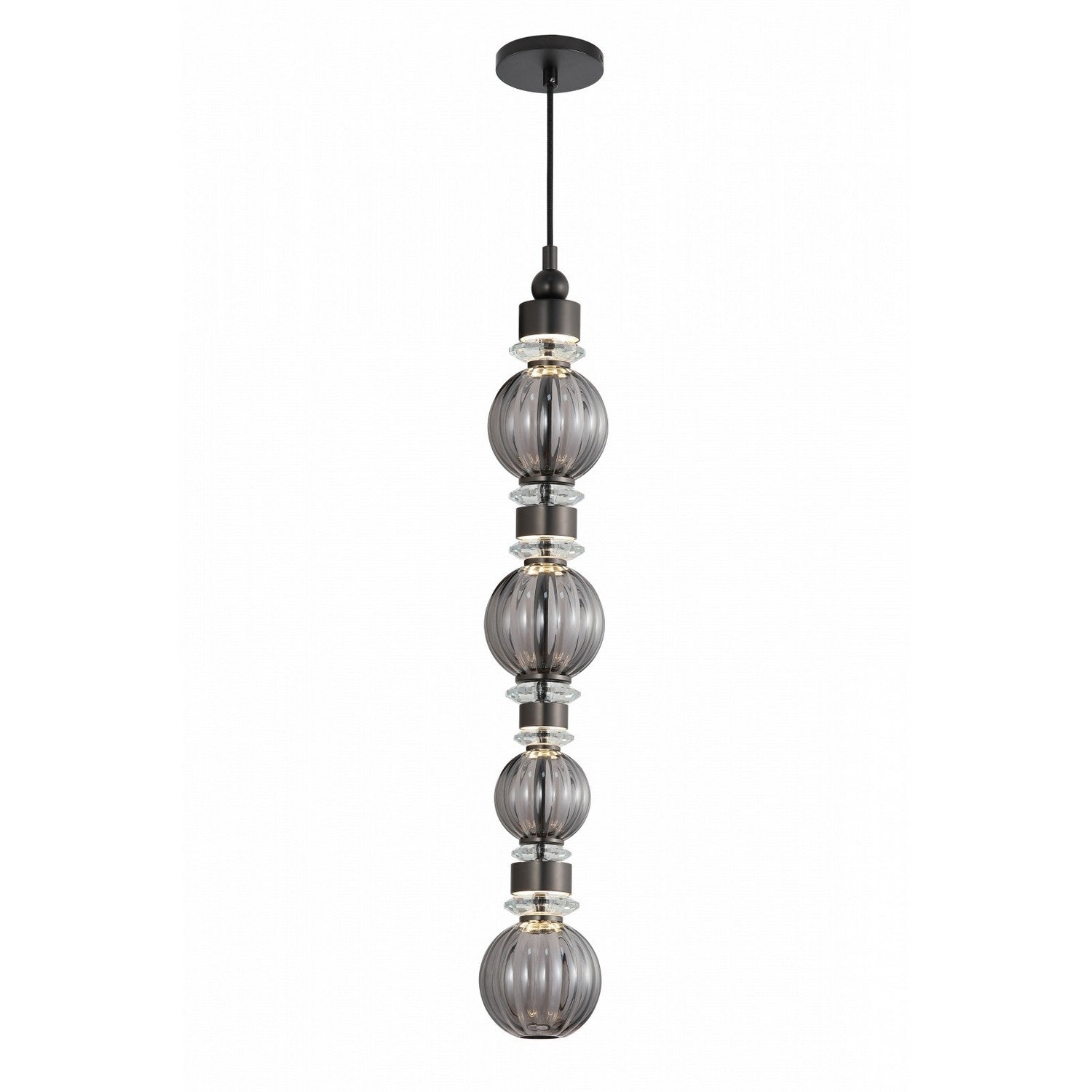Product photo of the Avra LED Pendant in Black ( SKU# HF7904-BK )