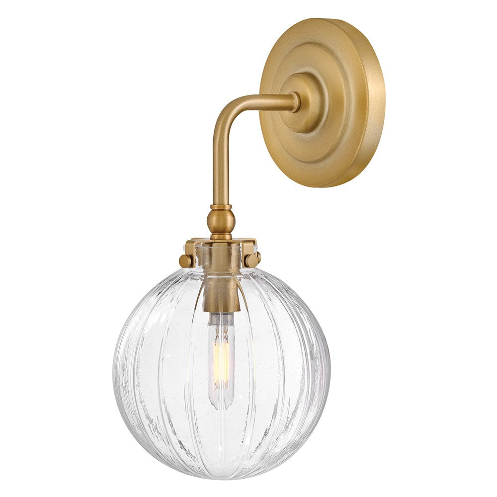 Product photo of the Helene LED Wall Sconce in Lacquered Brass ( SKU# 57410LCB )