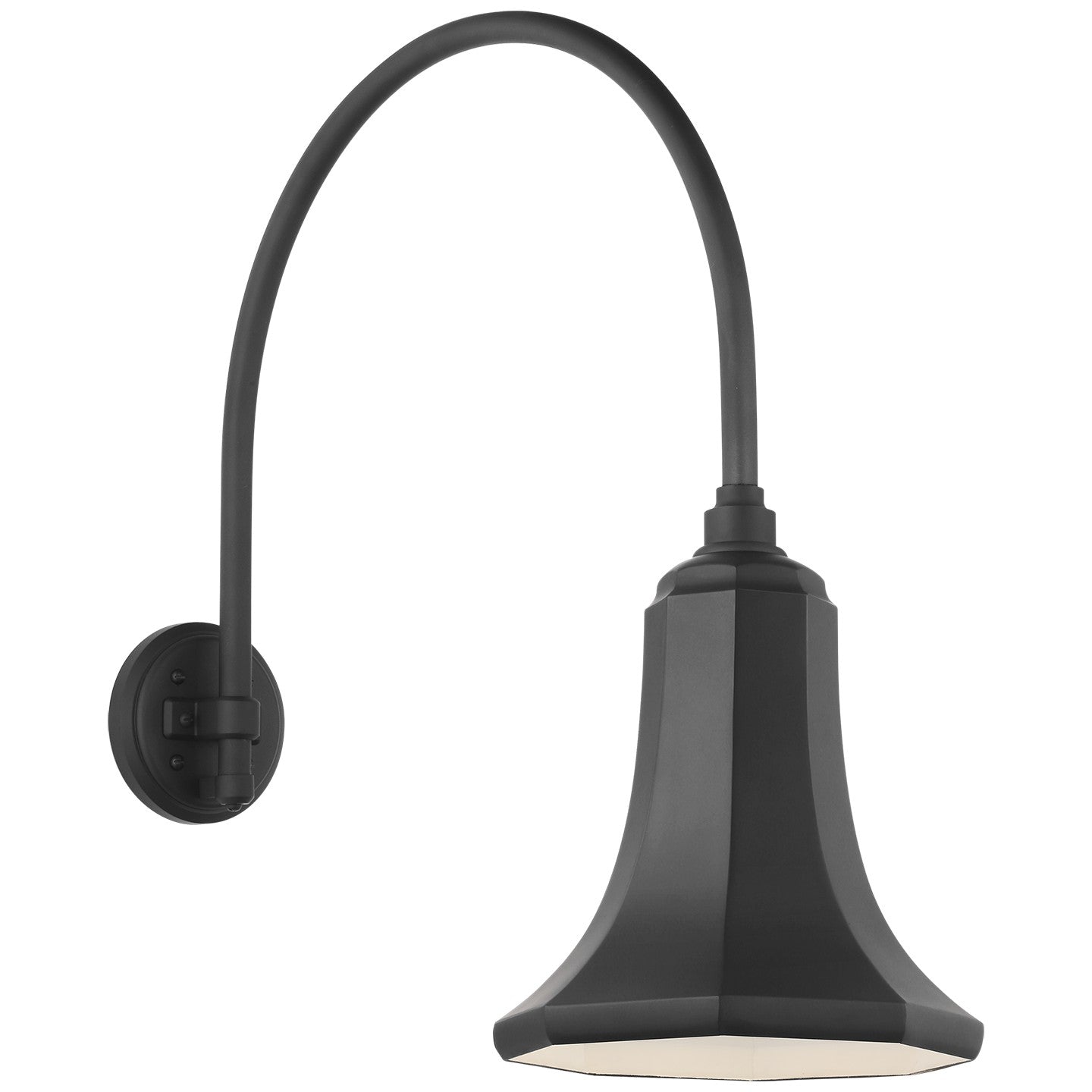 Product photo of the Academy Barn Light LED Barn Light in Matte Black ( SKU# TOB 2815MBK/S9-MBK )