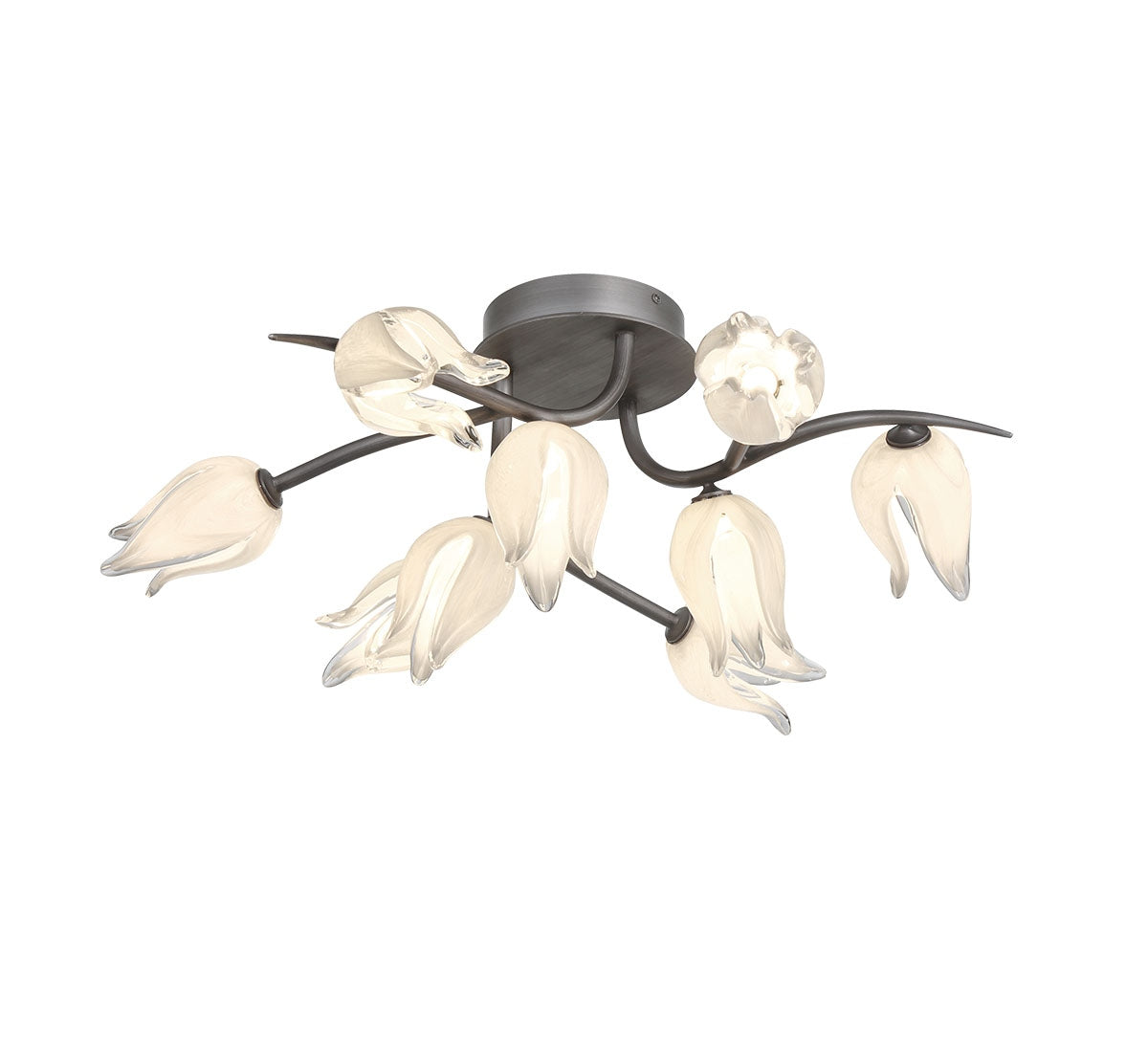 Product photo of the Belluno LED Ceiling Mount in Brushed Vintage grey ( SKU# 12084-042 )