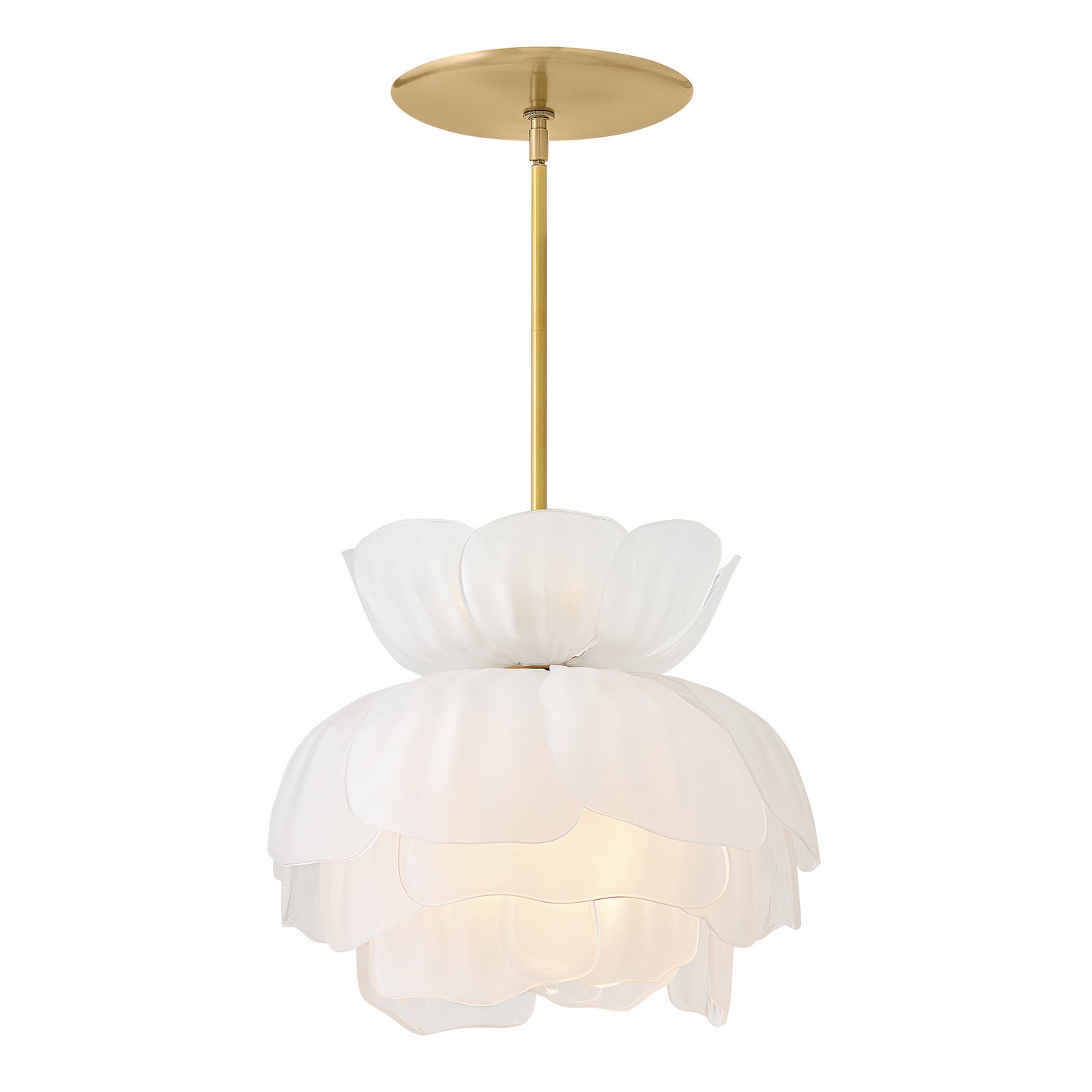 Product photo of the Fantine LED Chandelier in Unlacquered Brass ( SKU# FR46895UB )