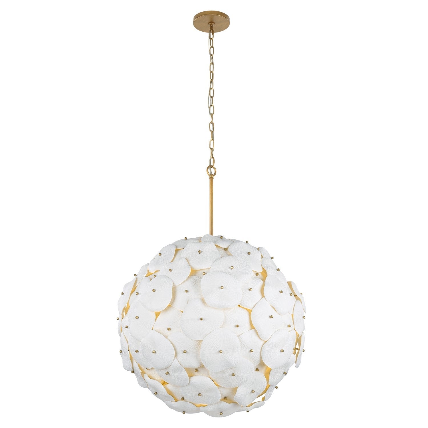 Product photo of the Coastlyn Seven Light Pendant in Legacy Brass ( SKU# N1827-732 )