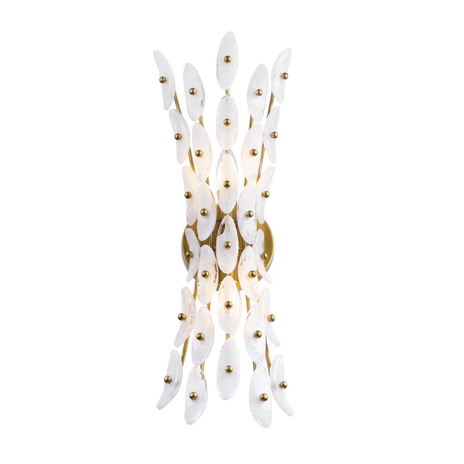 Product photo of the Sorra Two Light Wall Sconce in Painted Legacy Brass ( SKU# N3402-870 )