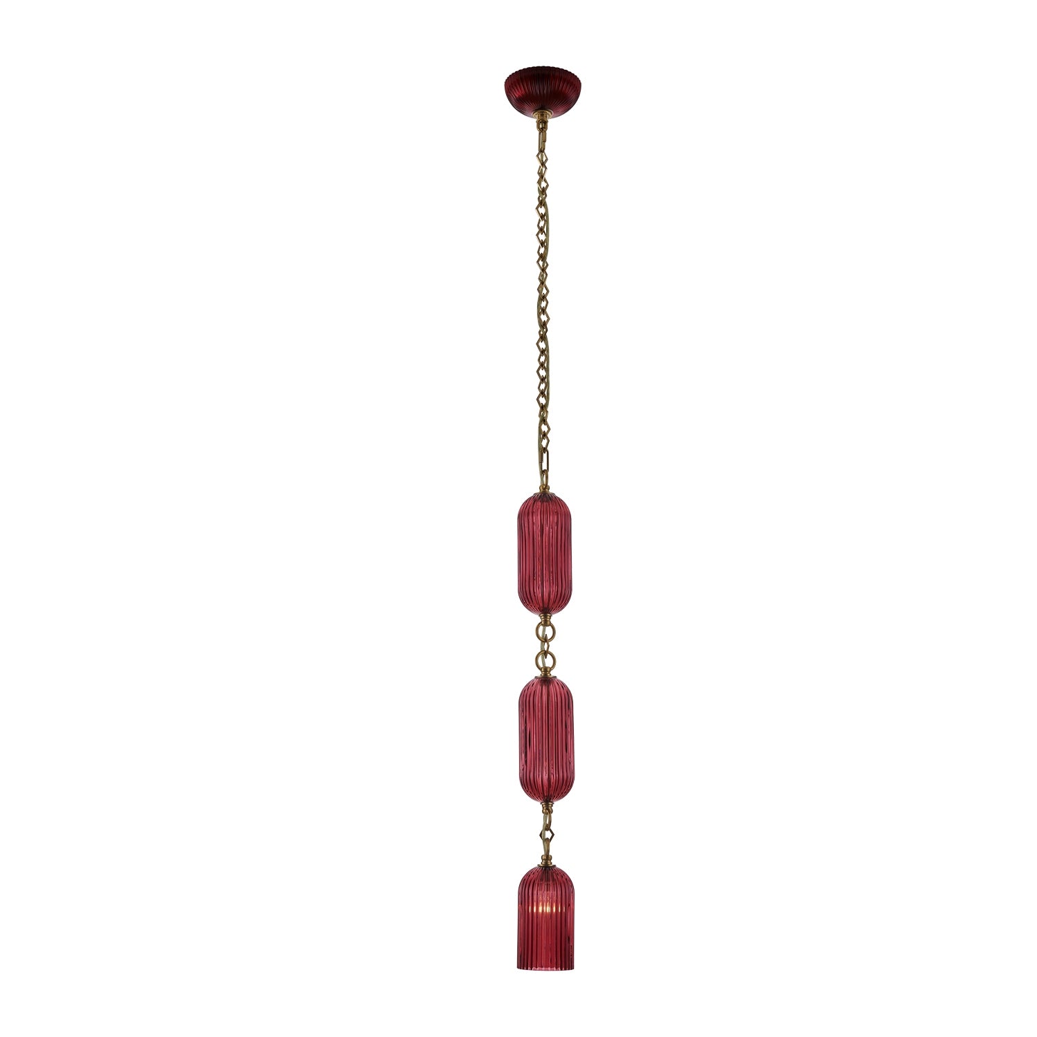 Product photo of the Verde One Light Pendant in Satin Brass ( SKU# 519611STB/MGNT )