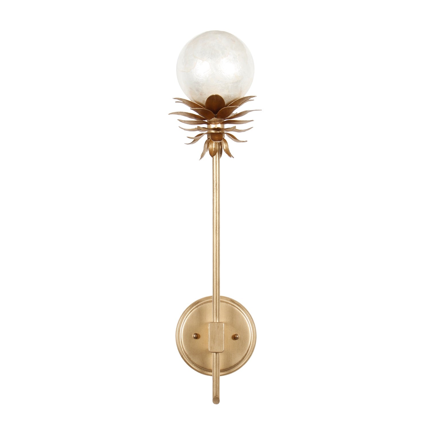 Product photo of the Florette One Light Wall Sconce in Modern Gold ( SKU# 528821MG )