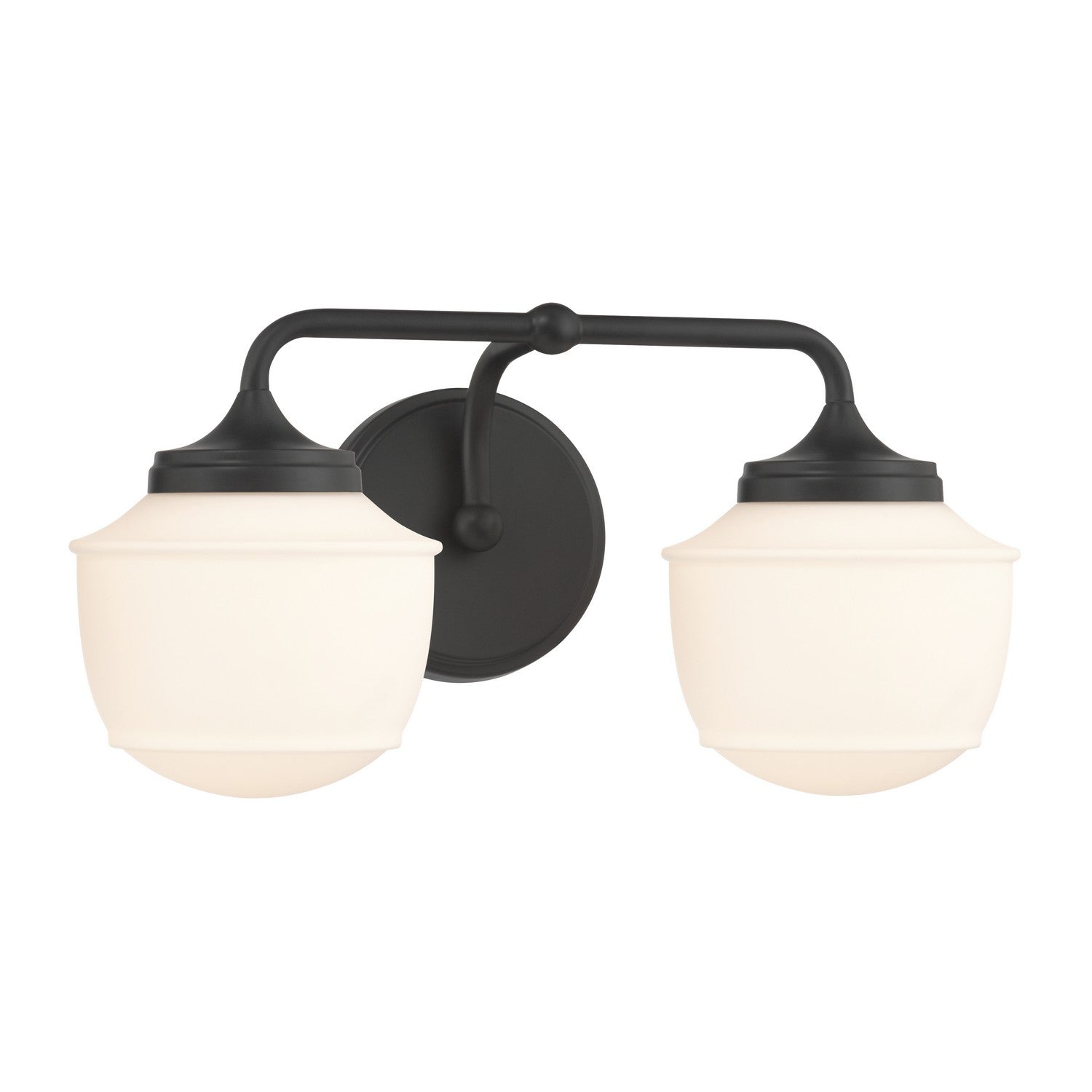 Product photo of the Cornwell Two Light Vanity in Dark Matte Black ( SKU# 2572-899 )