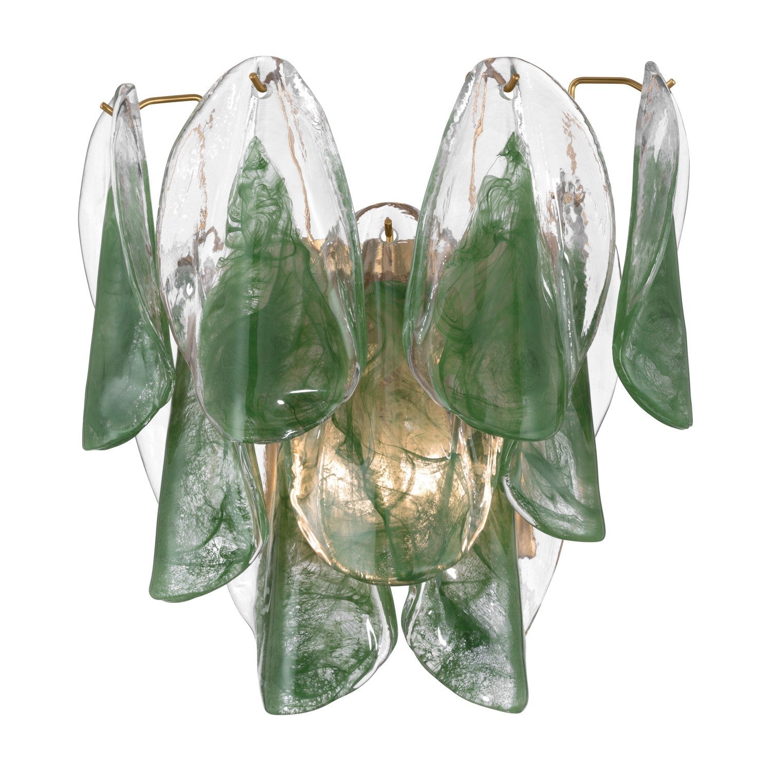 Product photo of the Verla Crest Two Light Wall Sconce in Legacy Brass ( SKU# N3472-G-732 )