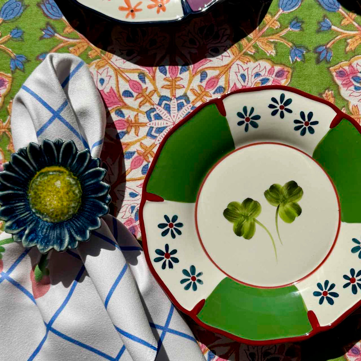Botanical Gracie Plates - Set of 4
