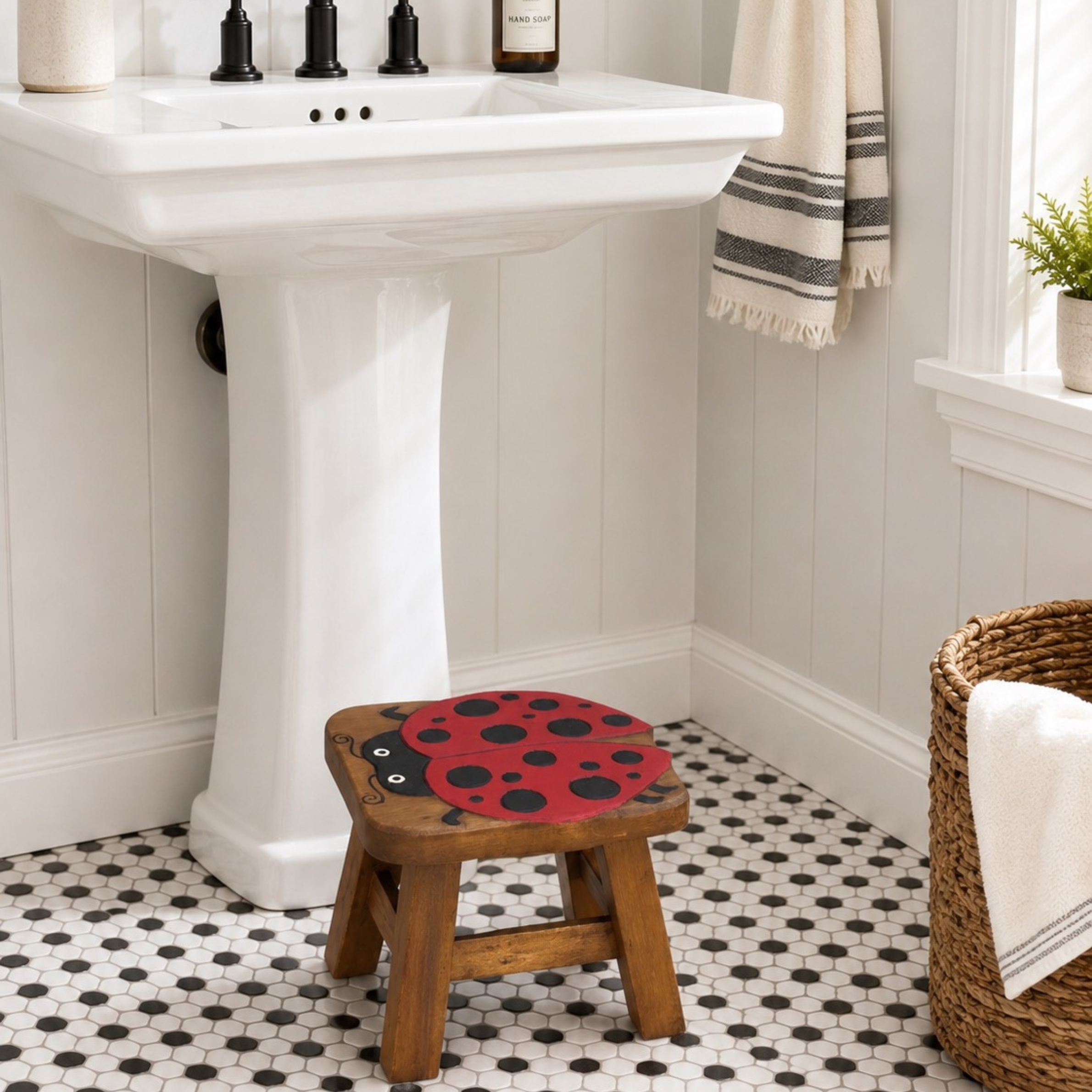 Lady Bug Stool