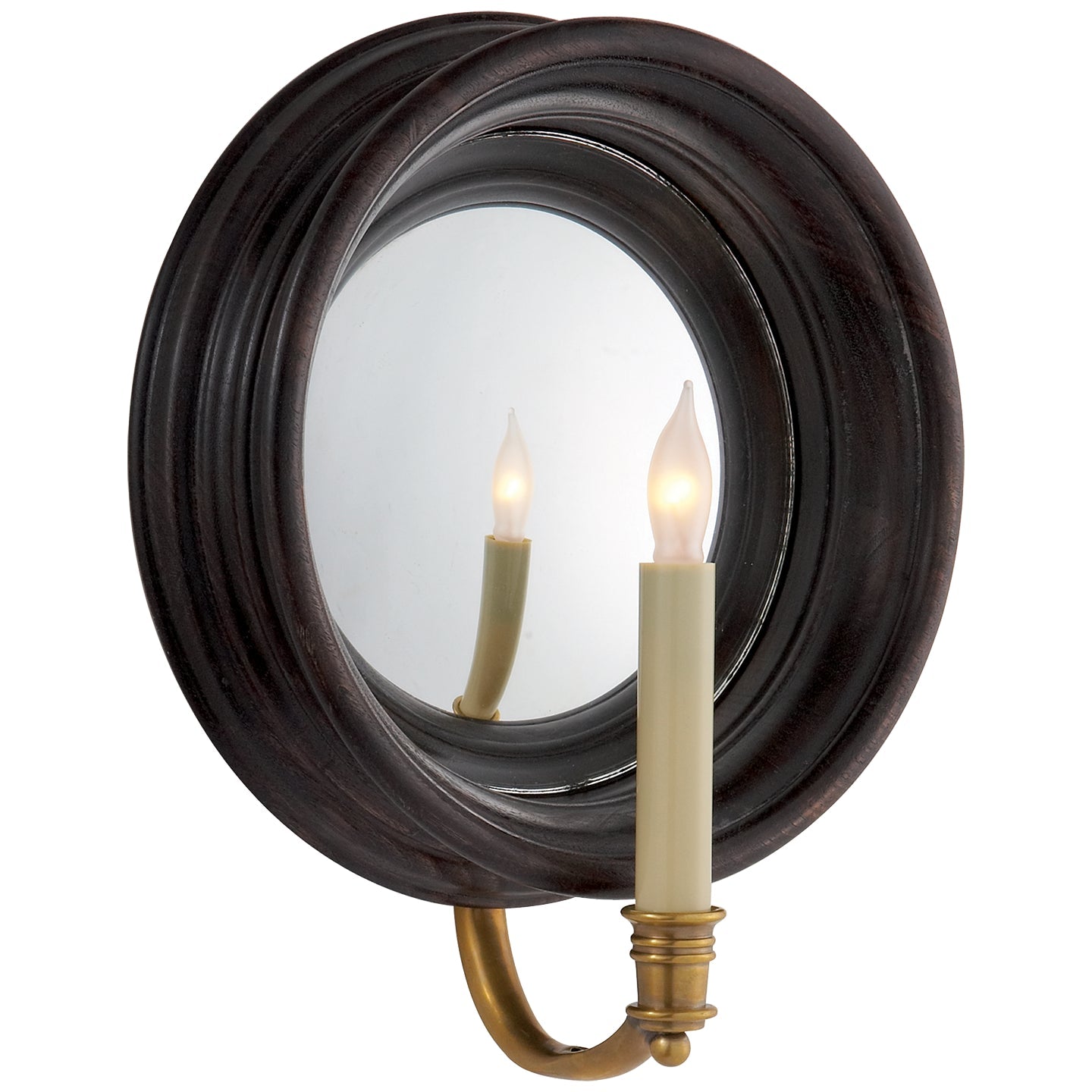 Product photo of the Chelsea Reflection One Light Wall Sconce in Tudor Brown Stain ( SKU# CHD 1186TB )