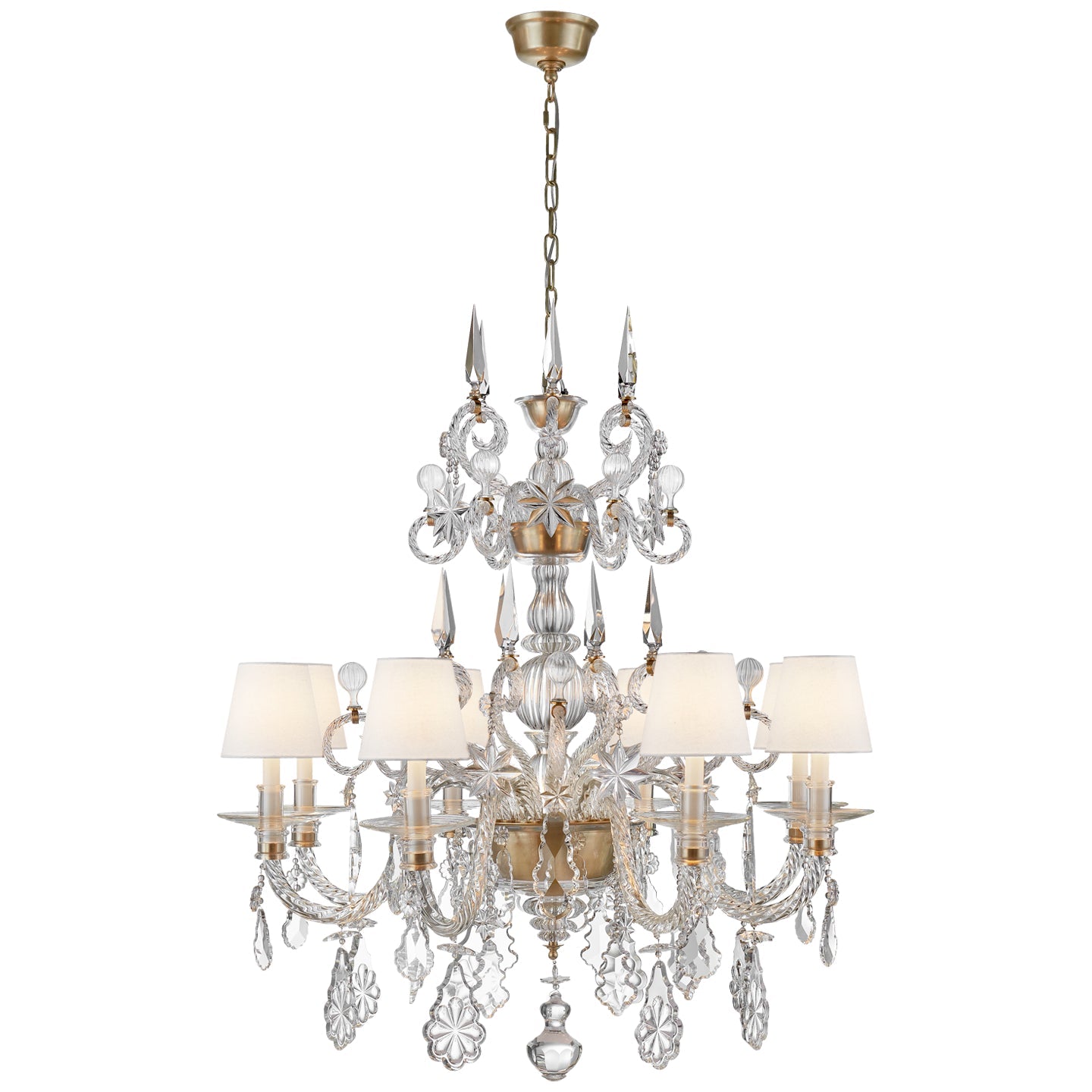 Product photo of the Alexandra Eight Light Chandelier in Clear Glass ( SKU# RL 5262CG-L )