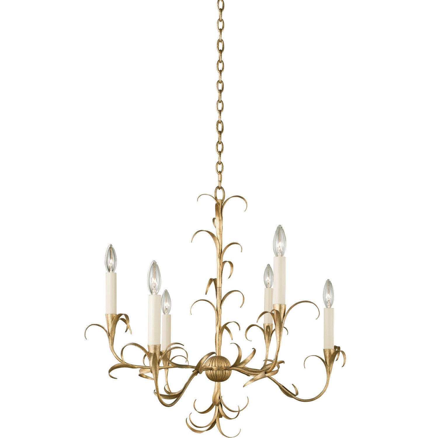 Product photo of the Ainsley Six Light Chandelier in Oxidized Gold Leaf ( SKU# 505471OL )