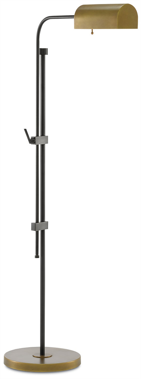 Product photo of the Hearst One Light Floor Lamp in Oil Rubbed Bronze/Antique Brass ( SKU# 8000-0021 )