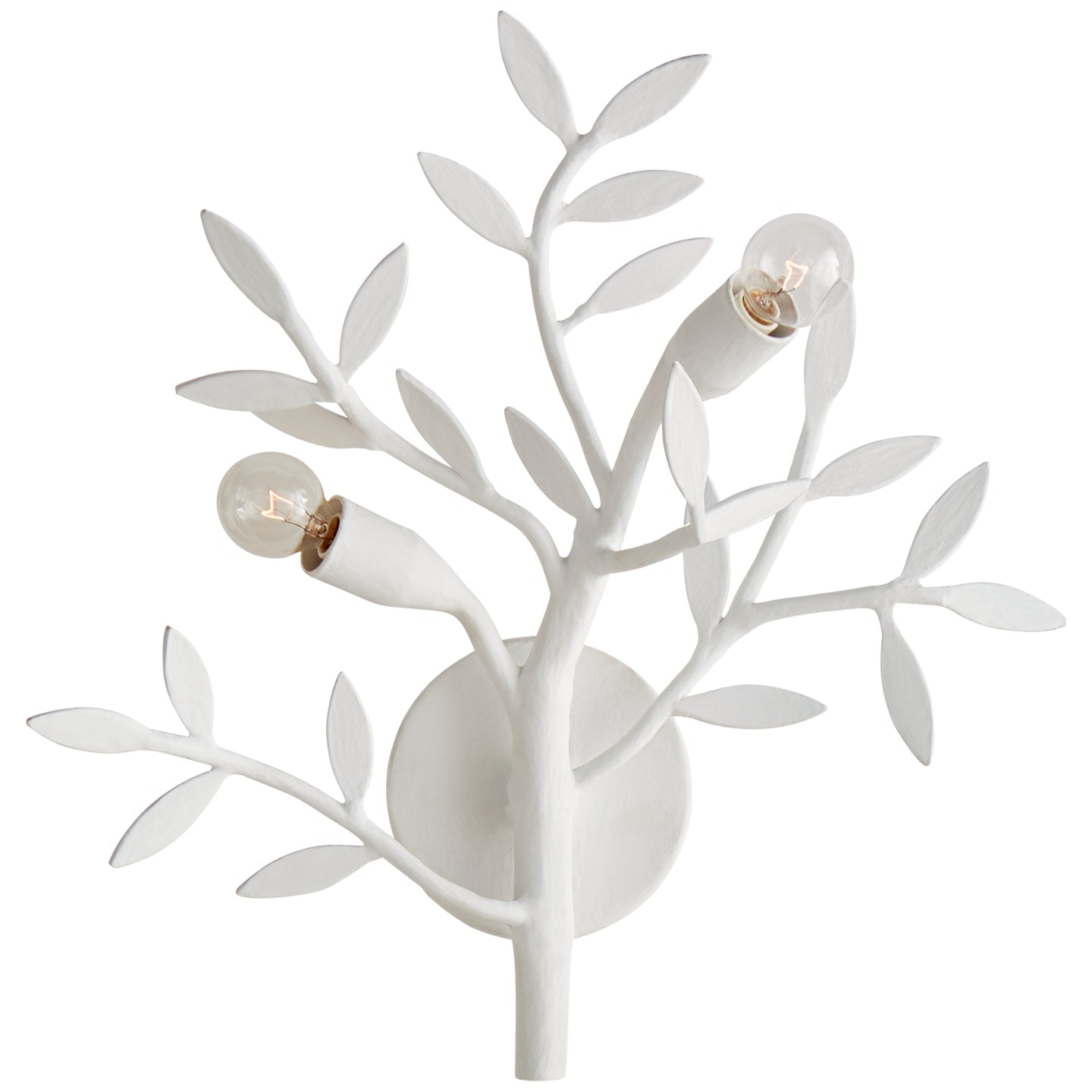 Product photo of the Mandeville Two Light Wall Sconce in Plaster White ( SKU# JN 2070PW )