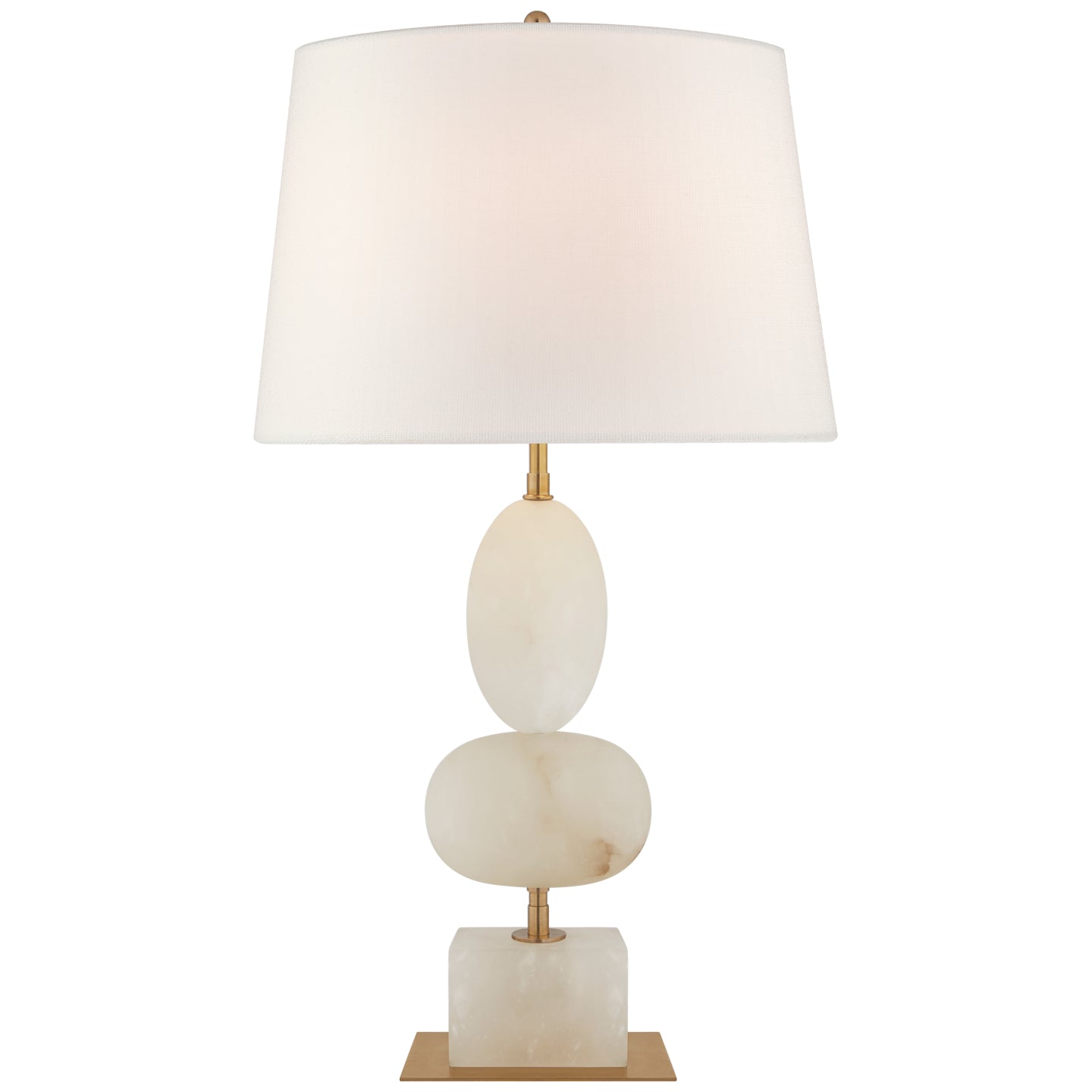 Product photo of the Dani One Light Table Lamp in Alabaster ( SKU# TOB 3980ALB-L )