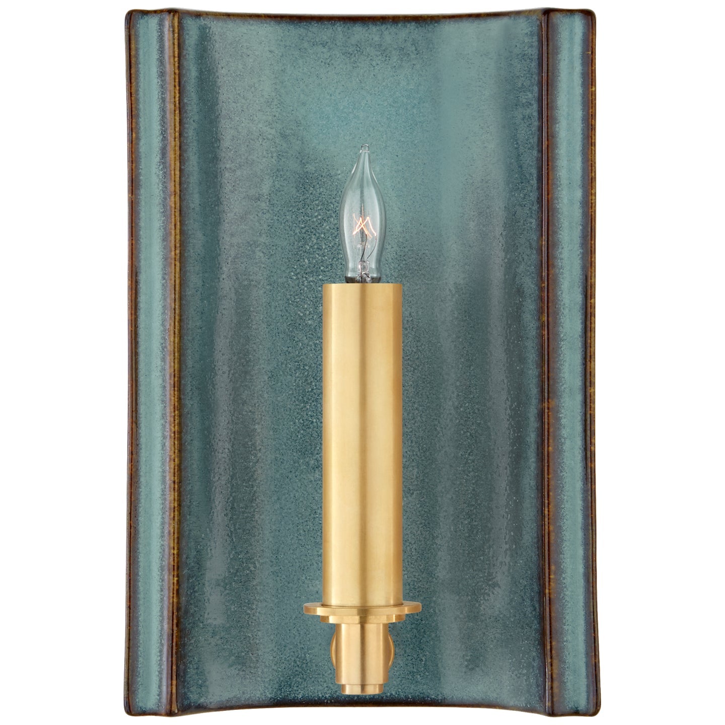 Product photo of the Leeds One Light Wall Sconce in Oslo Blue ( SKU# CS 2609OSB )