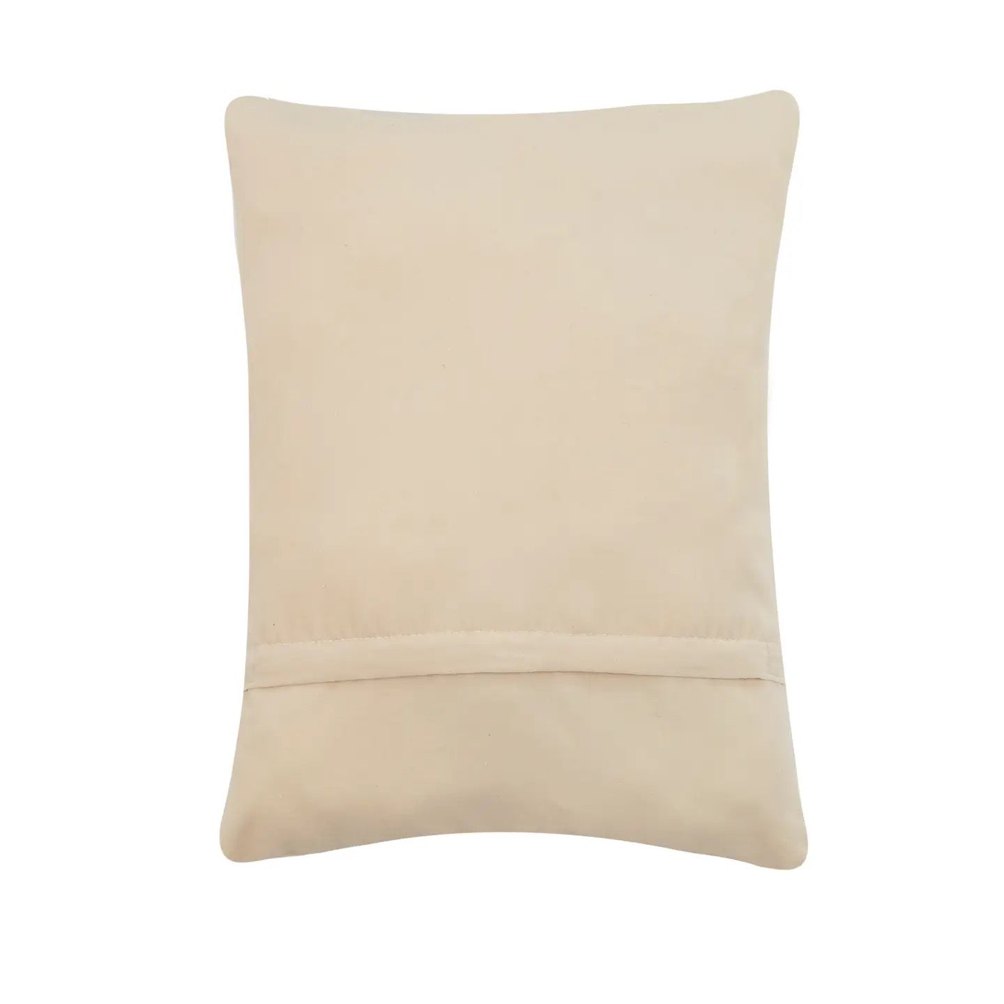 Beige pillow on a white background