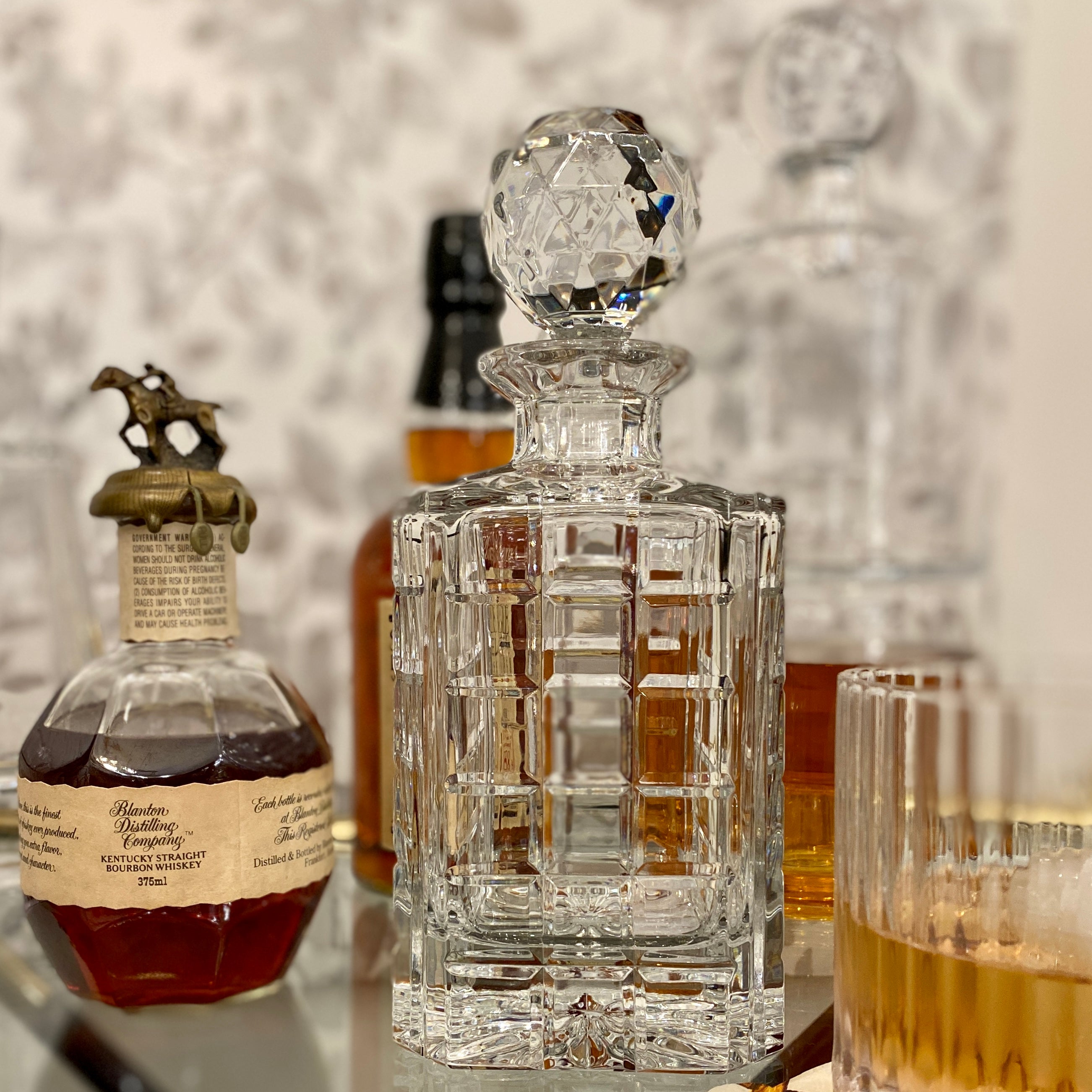 Belmont Crystal Brandy Decanter