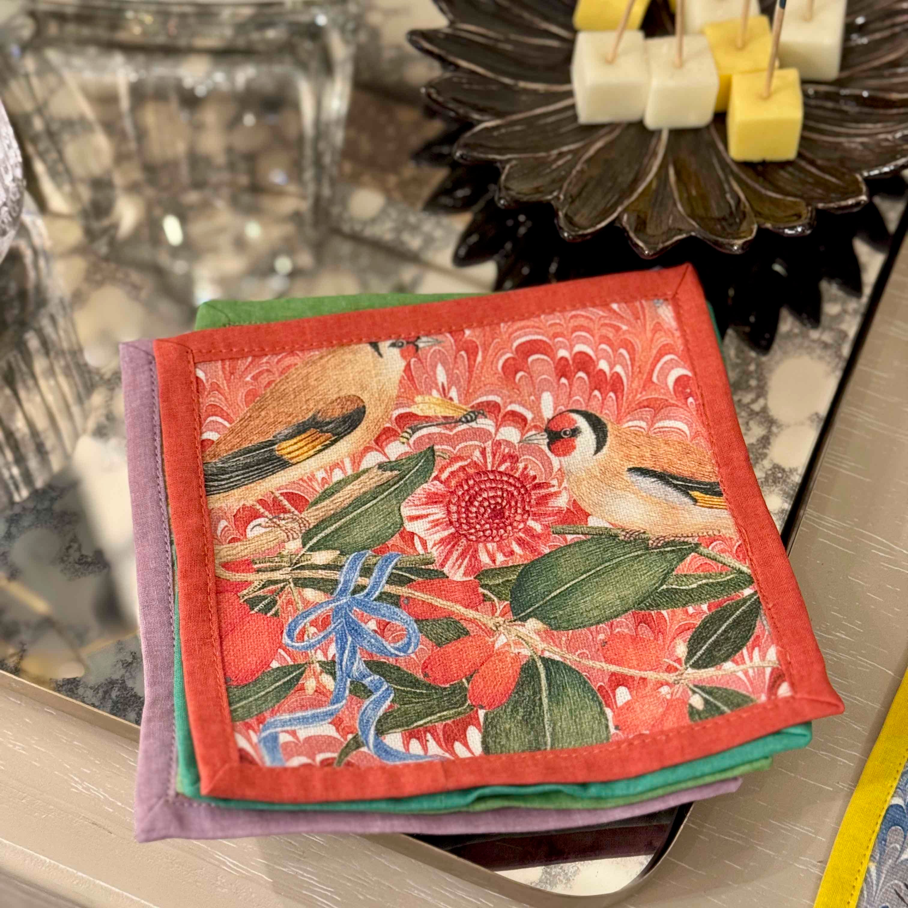 Birdsong and Botanicals Cocktail Napkins