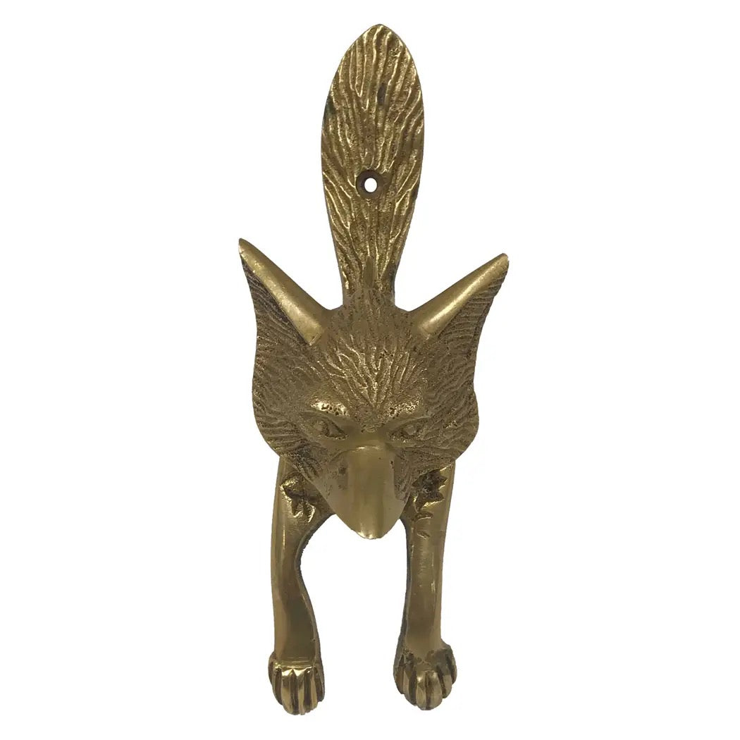 Brass Fox Door Knocker