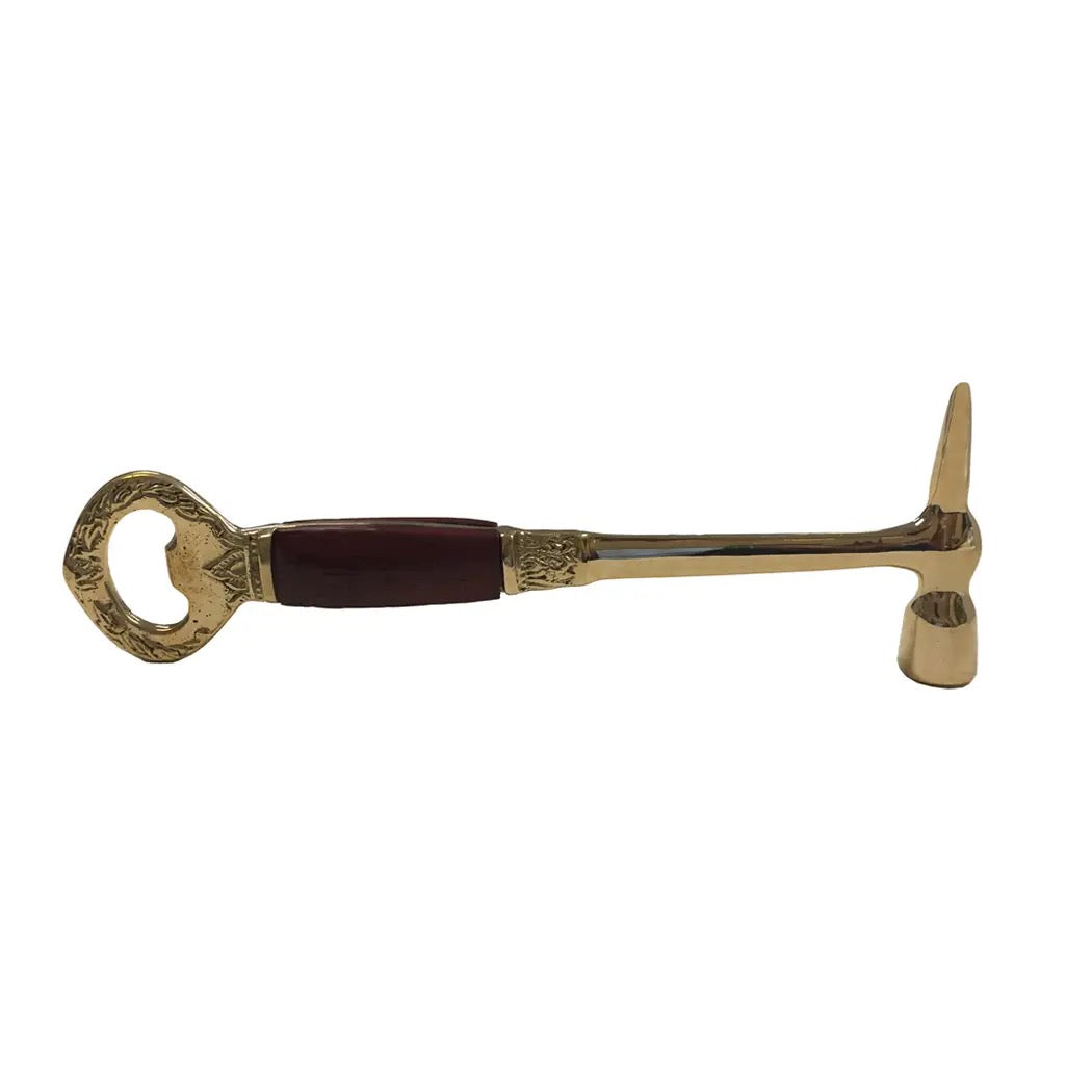 Brass Ice Pick & Bottle Opener
