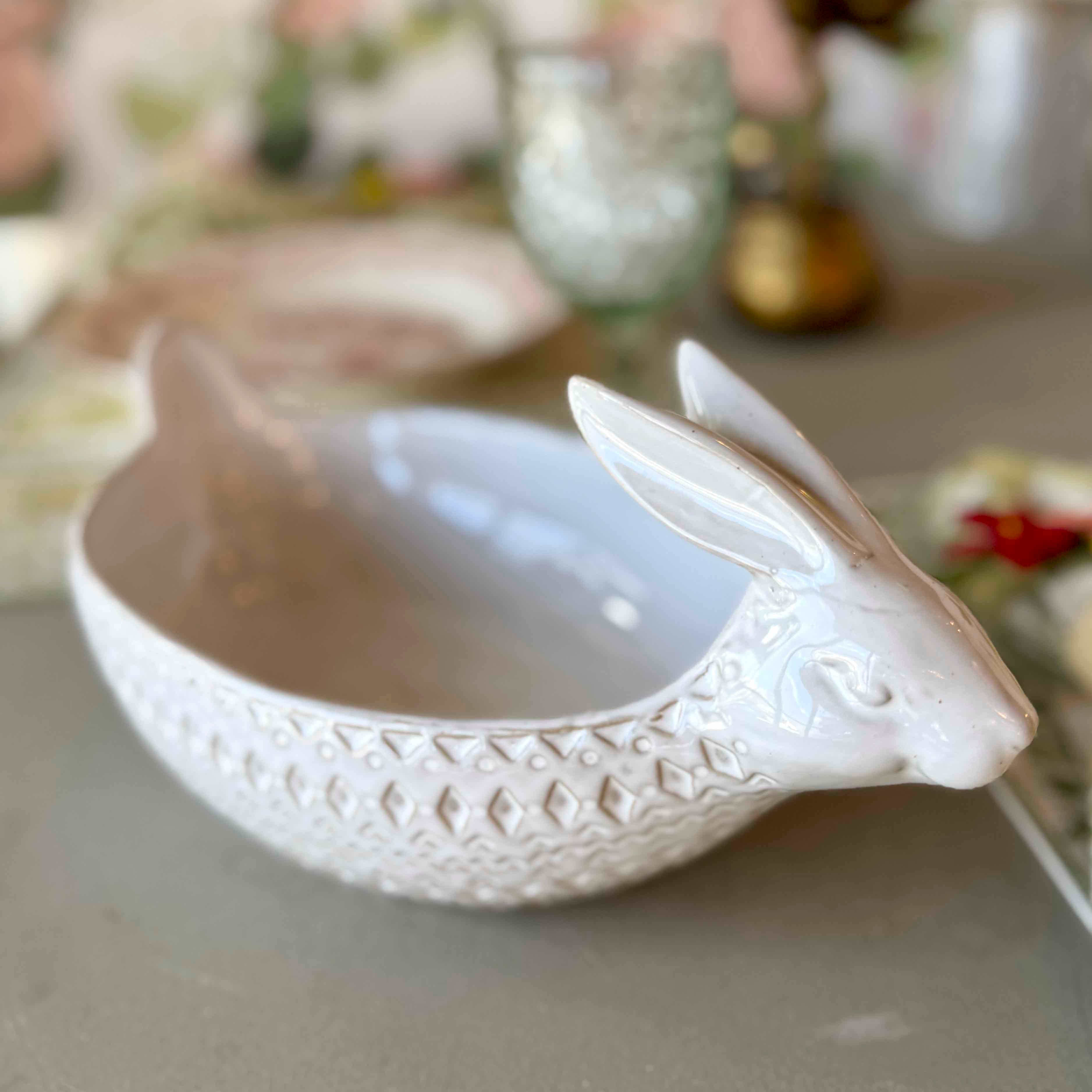 Ceramic Bunny Bowl