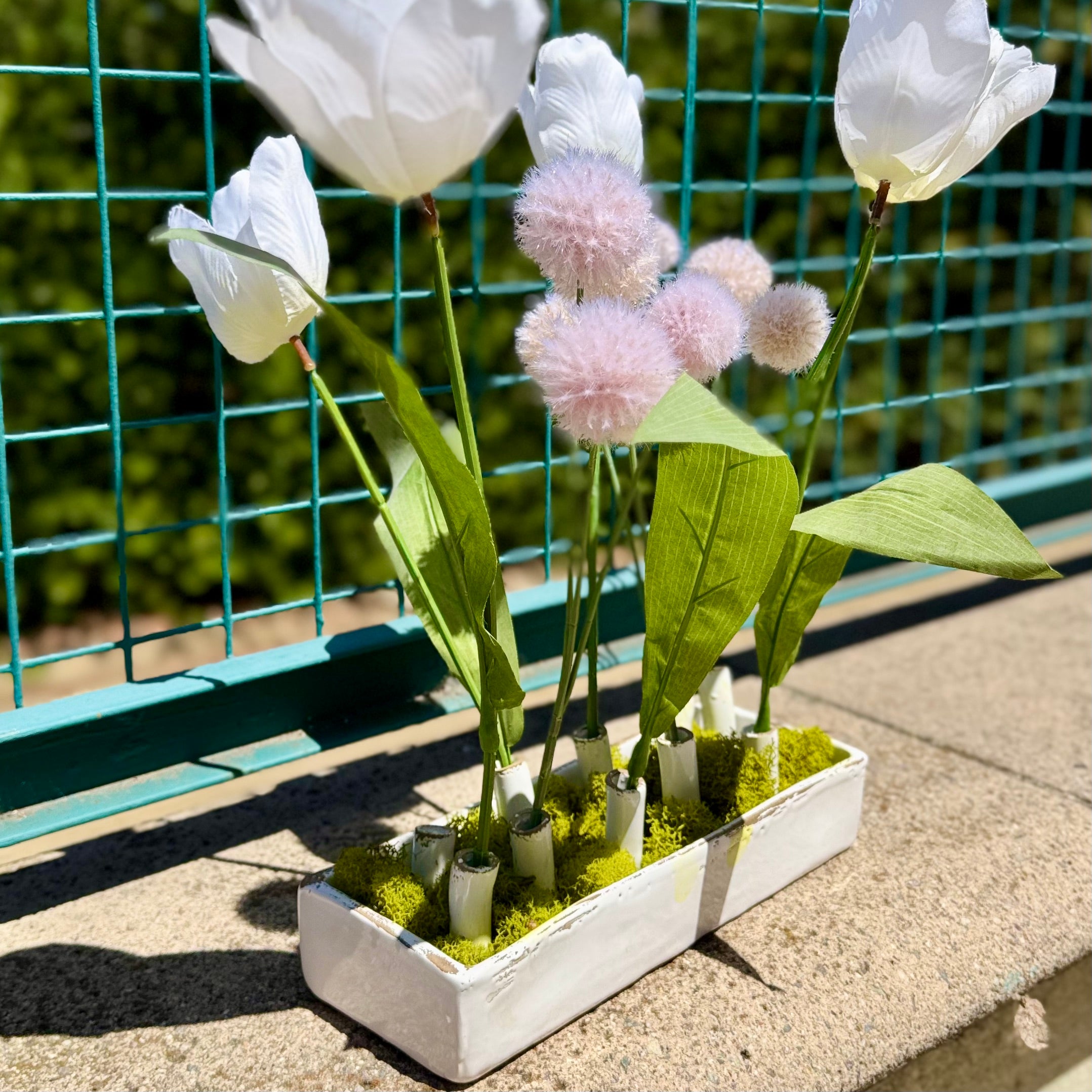 Ceramic Canoe in White