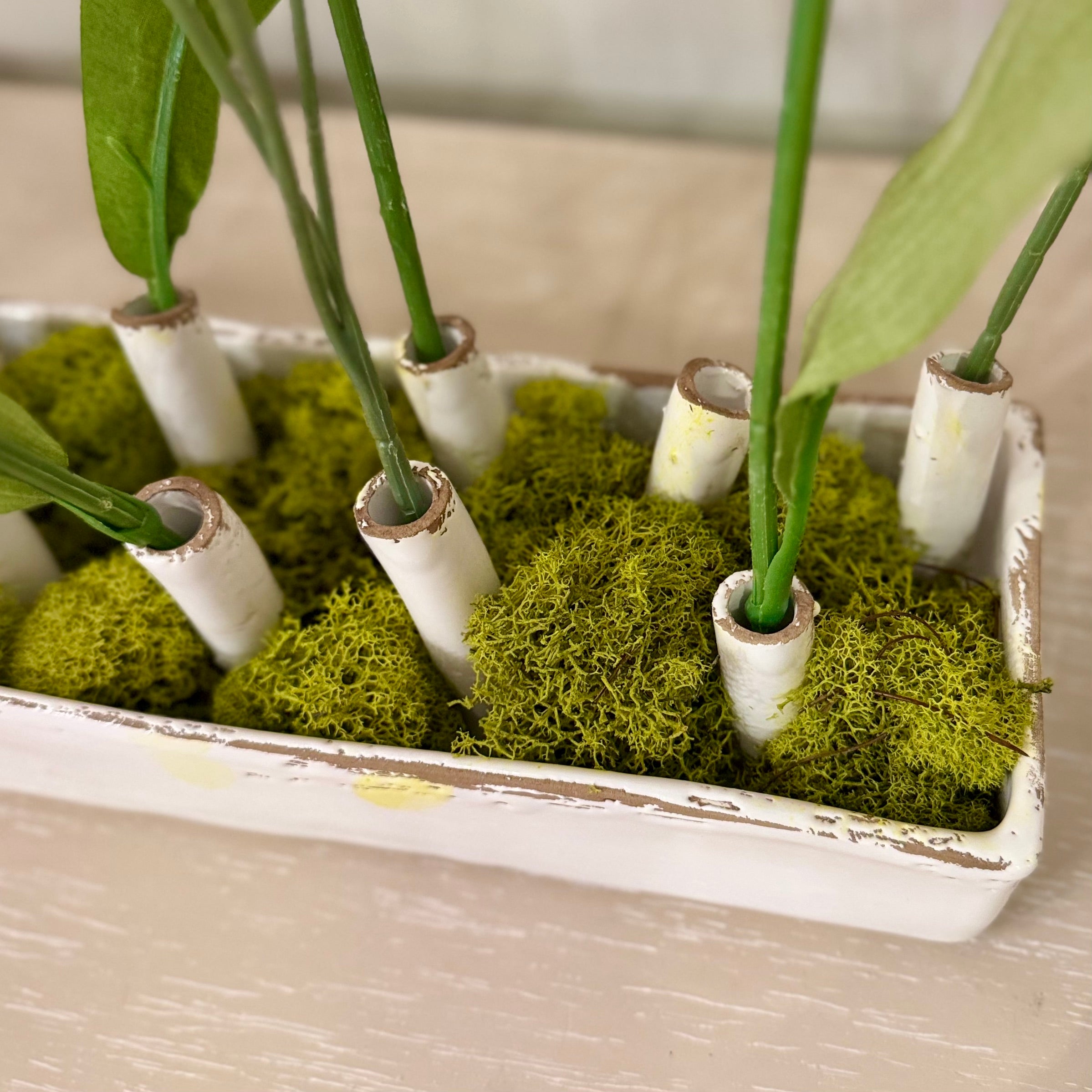 Ceramic Canoe in White