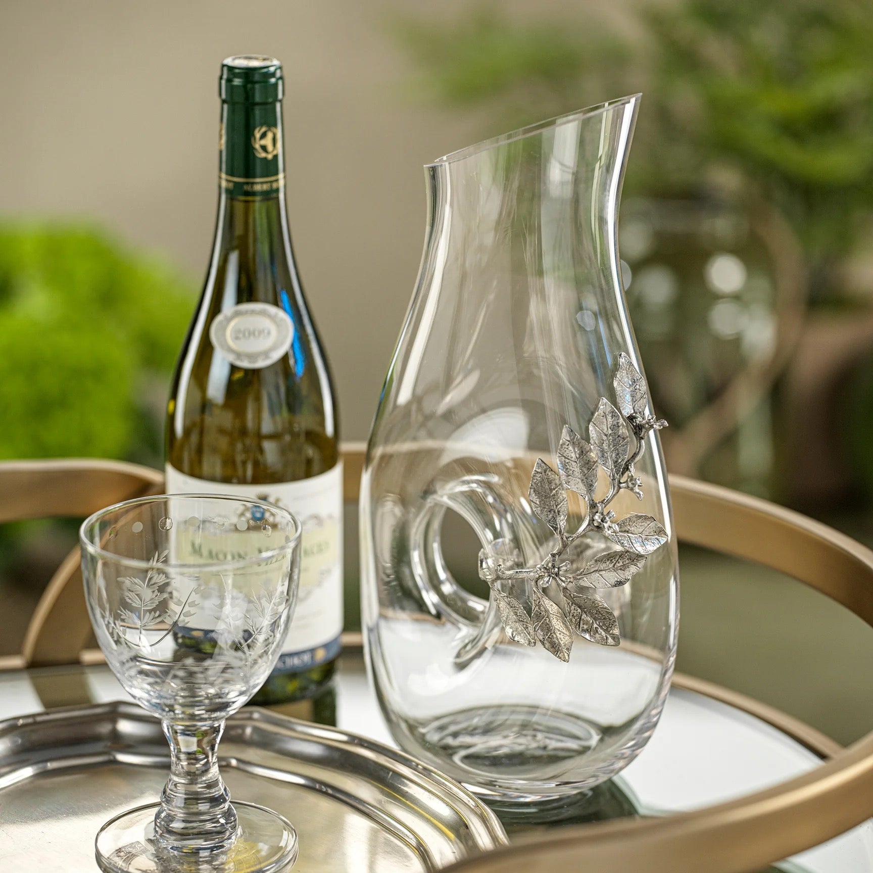 Citron Glass Carafe