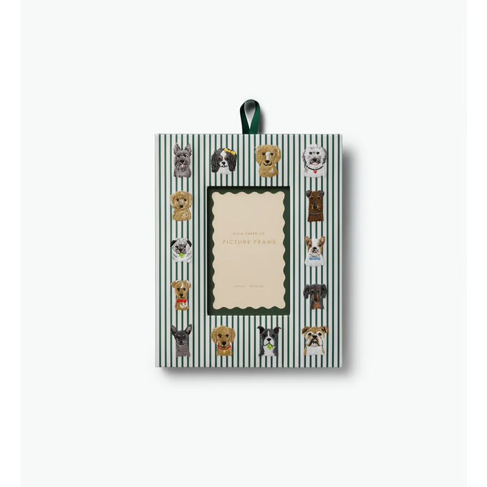 Dog Days Embroidered Picture Frame