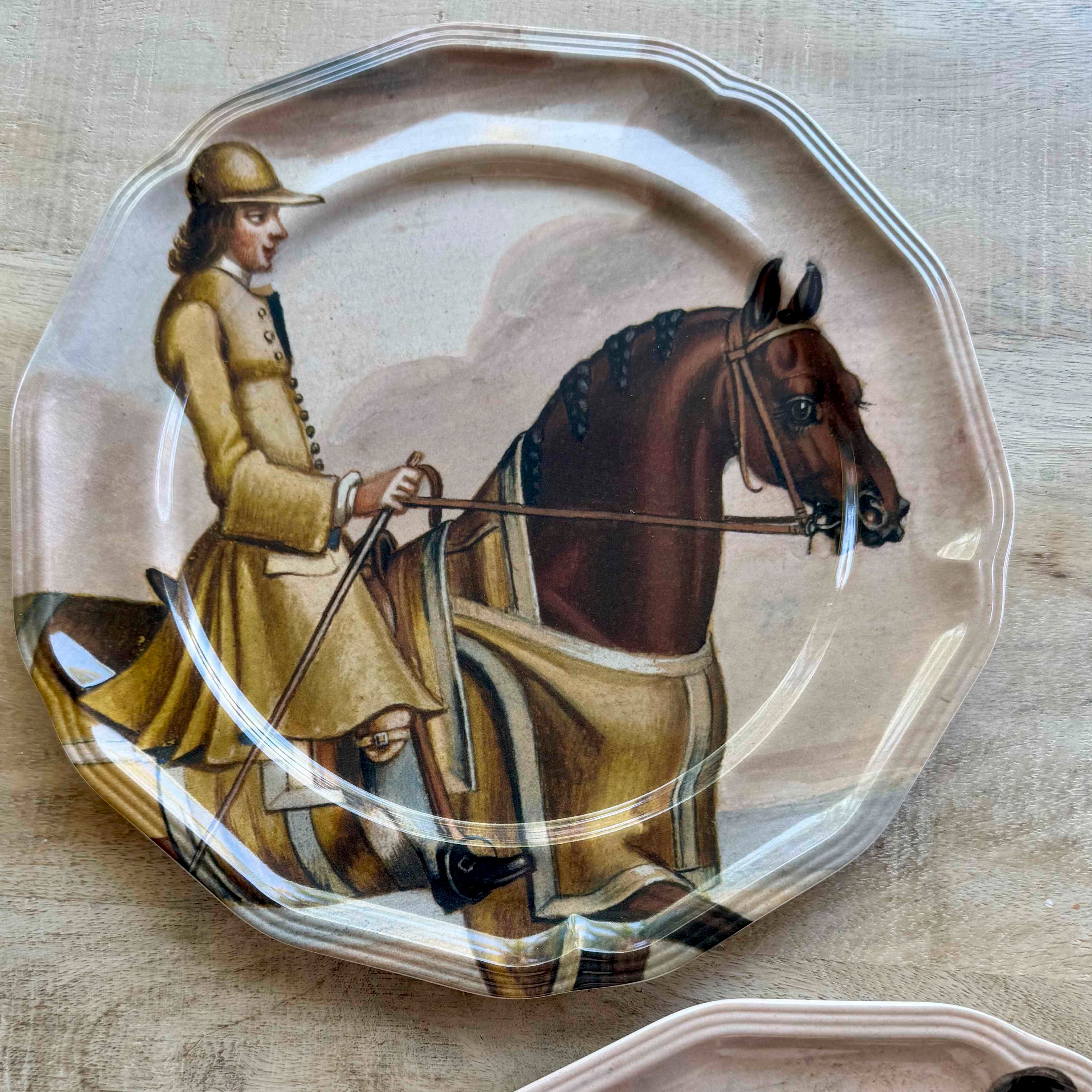 English Horseman Dinnerware - Set of 6