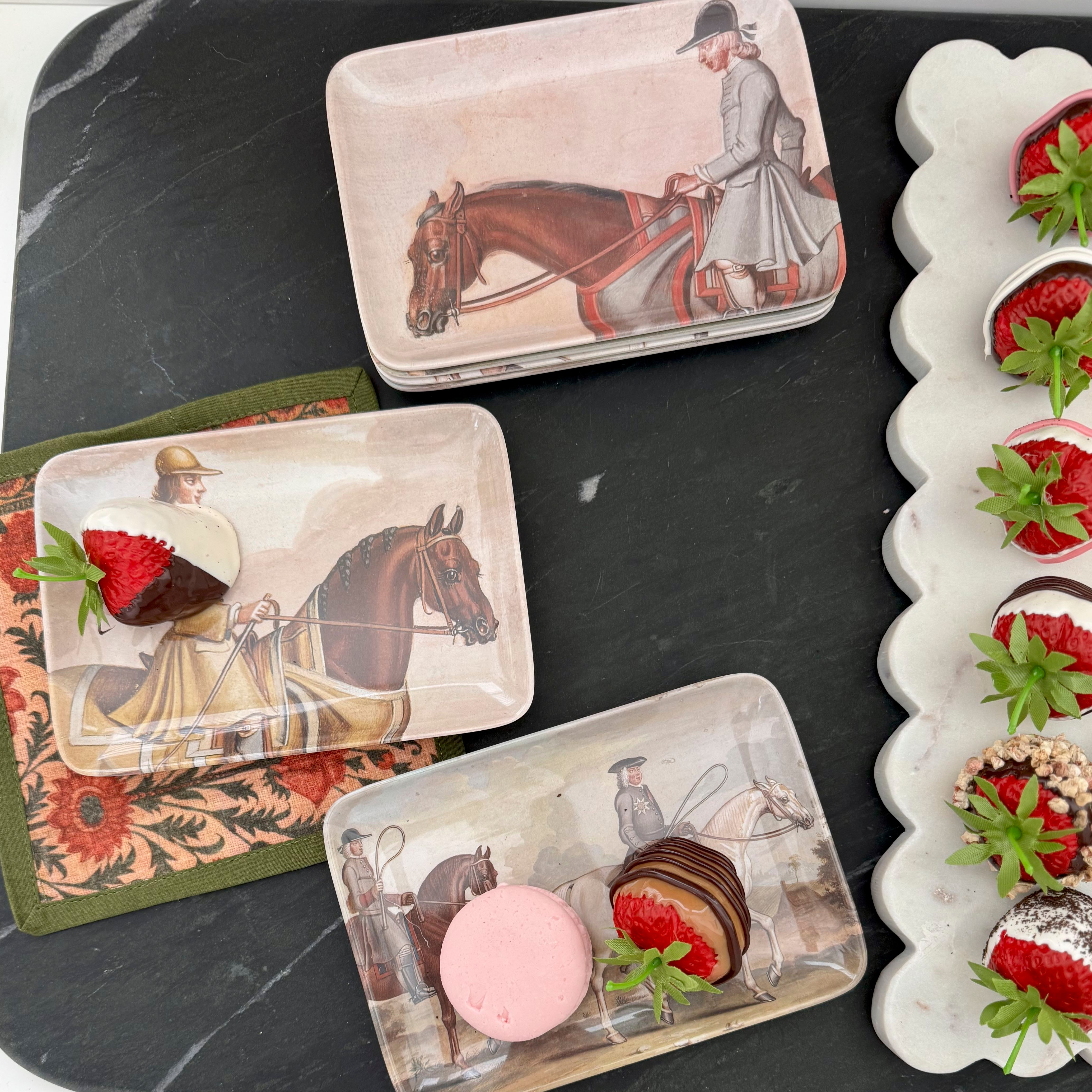Equestrian Trays - Set of 6
