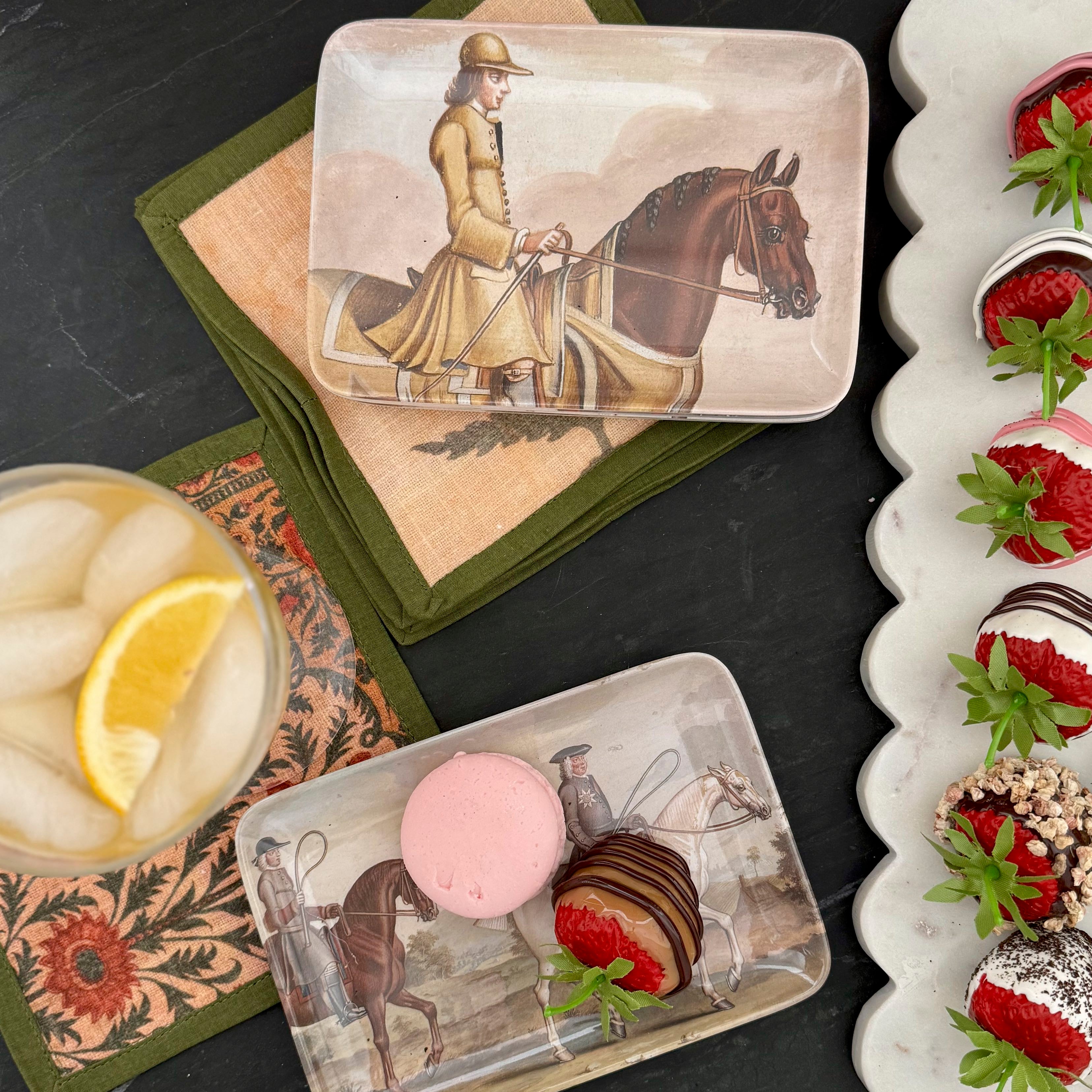 Equestrian Trays - Set of 6