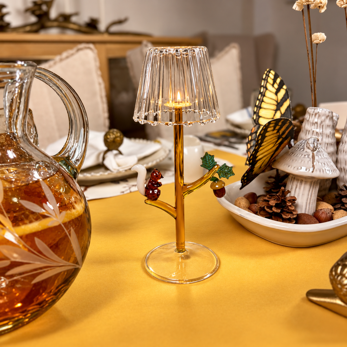 Fall Glass Tealight