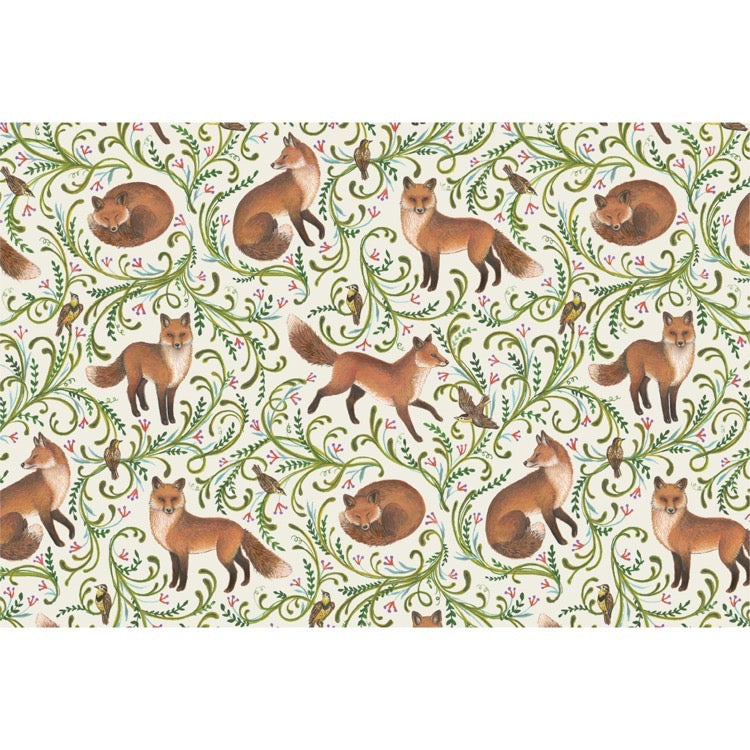 Fanciful Foxes Placemat - Pack of 18